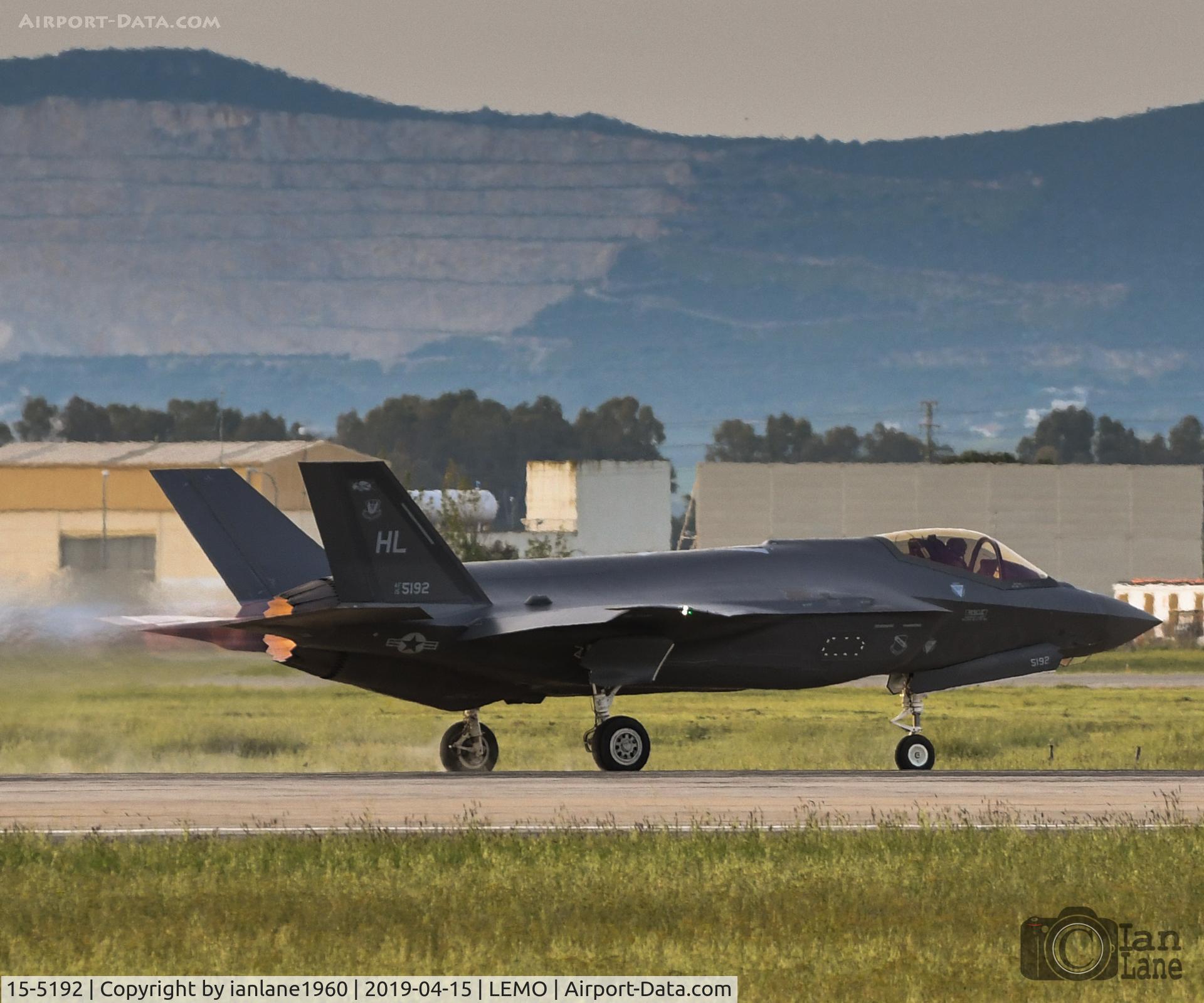 15-5192, Lockheed Martin F-35A Lightning II C/N AF-167, Arriving at Moron Air Base,Spain