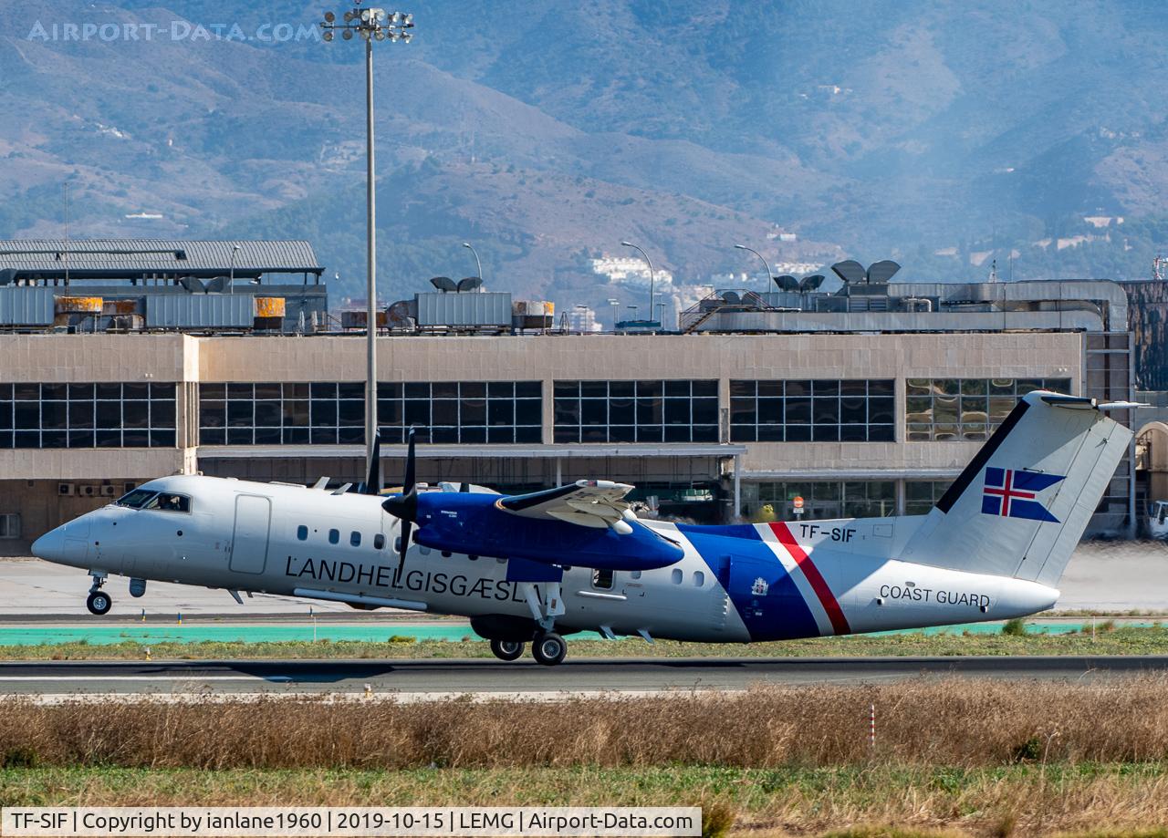 TF-SIF, 2008 De Havilland Canada DHC-8-314 Dash 8 C/N 660, Op Frontex at Malaga Costa Del Sol
