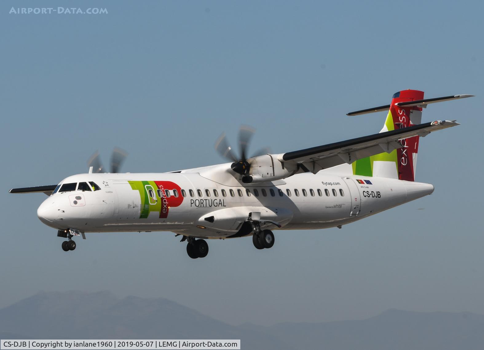 CS-DJB, 2016 ATR 72-600 (72-212A) C/N 1305, at Malaga Costa Del Sol