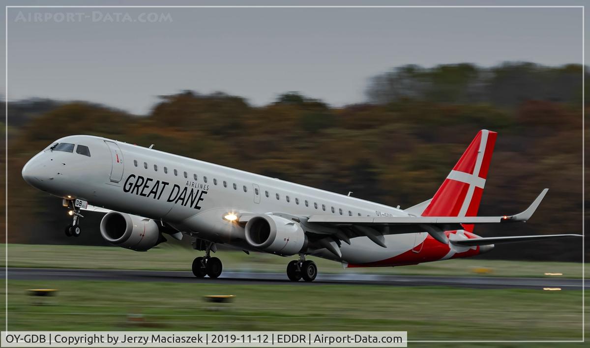 OY-GDB, 2008 Embraer 195LR (ERJ-190-200LR) C/N 19000184, Embraer 195LR (ERJ-190-200LR),