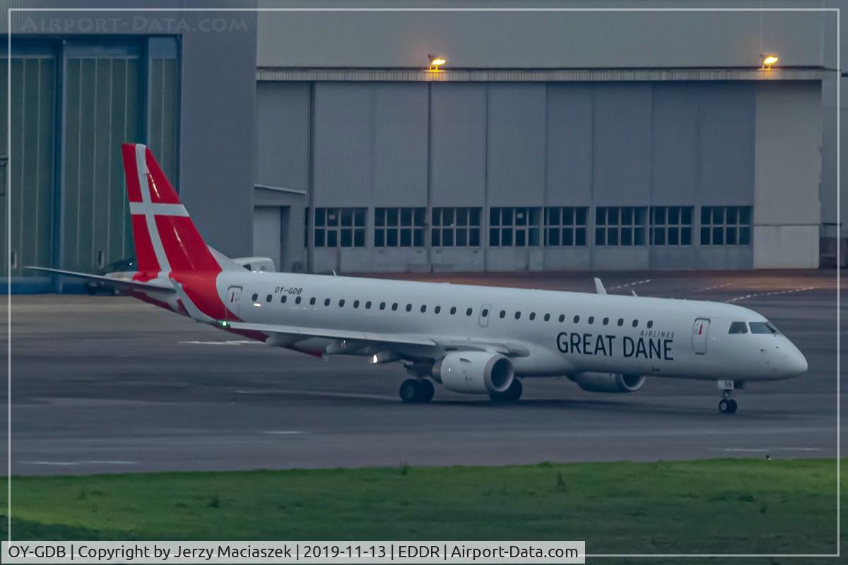OY-GDB, 2008 Embraer 195LR (ERJ-190-200LR) C/N 19000184, Embraer 195LR (ERJ-190-200LR),