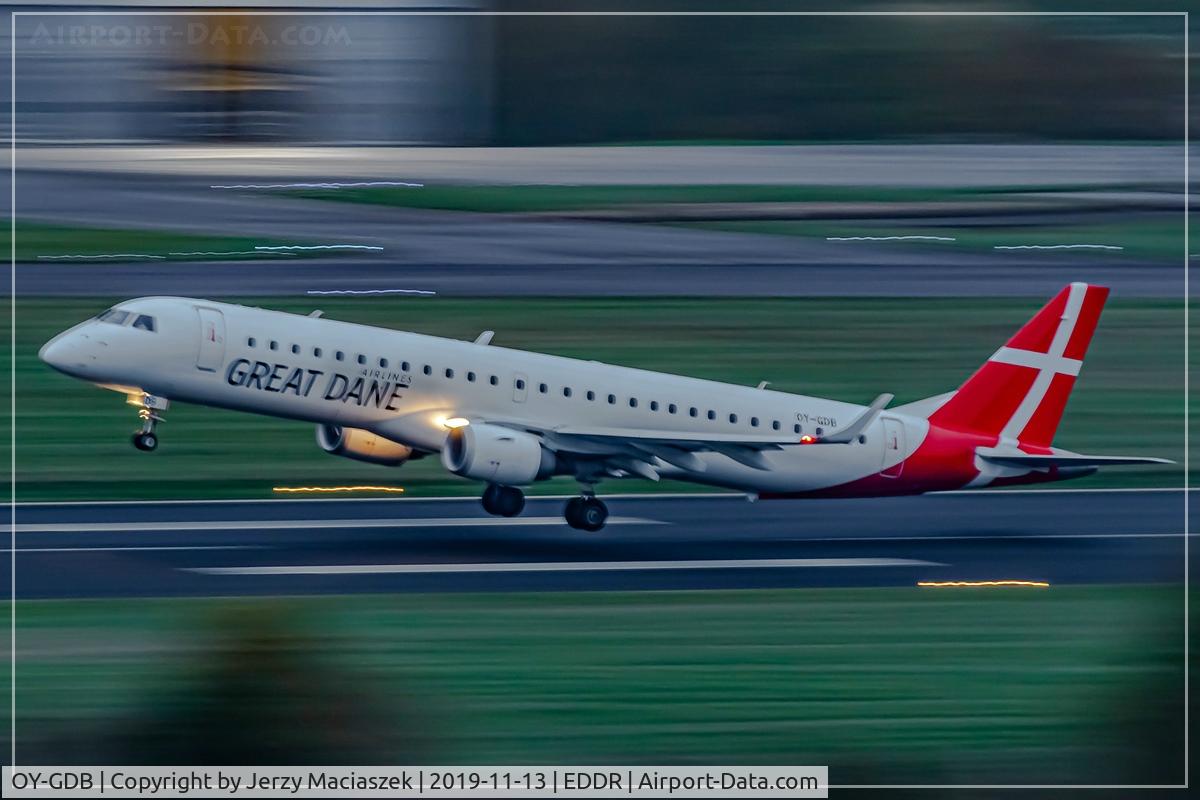 OY-GDB, 2008 Embraer 195LR (ERJ-190-200LR) C/N 19000184, Embraer 195LR (ERJ-190-200LR),