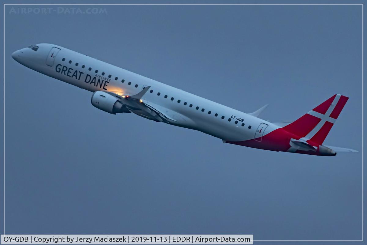 OY-GDB, 2008 Embraer 195LR (ERJ-190-200LR) C/N 19000184, Embraer 195LR (ERJ-190-200LR),