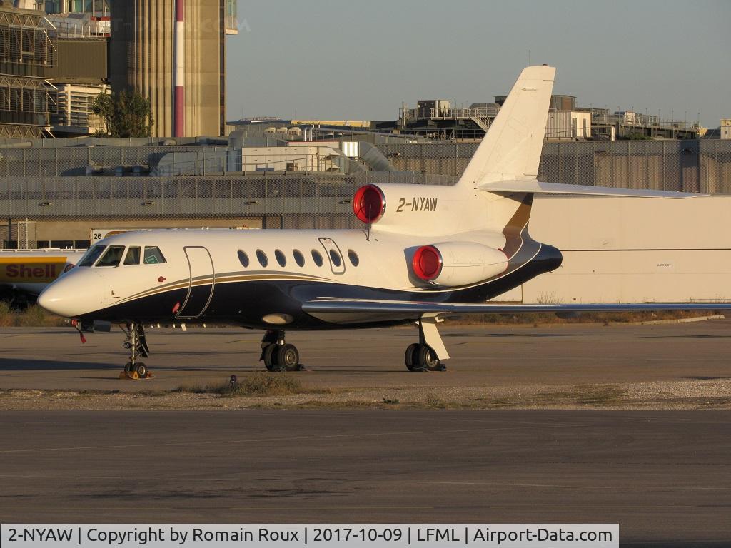 2-NYAW, 1990 Dassault Falcon 50 C/N 213, Parked