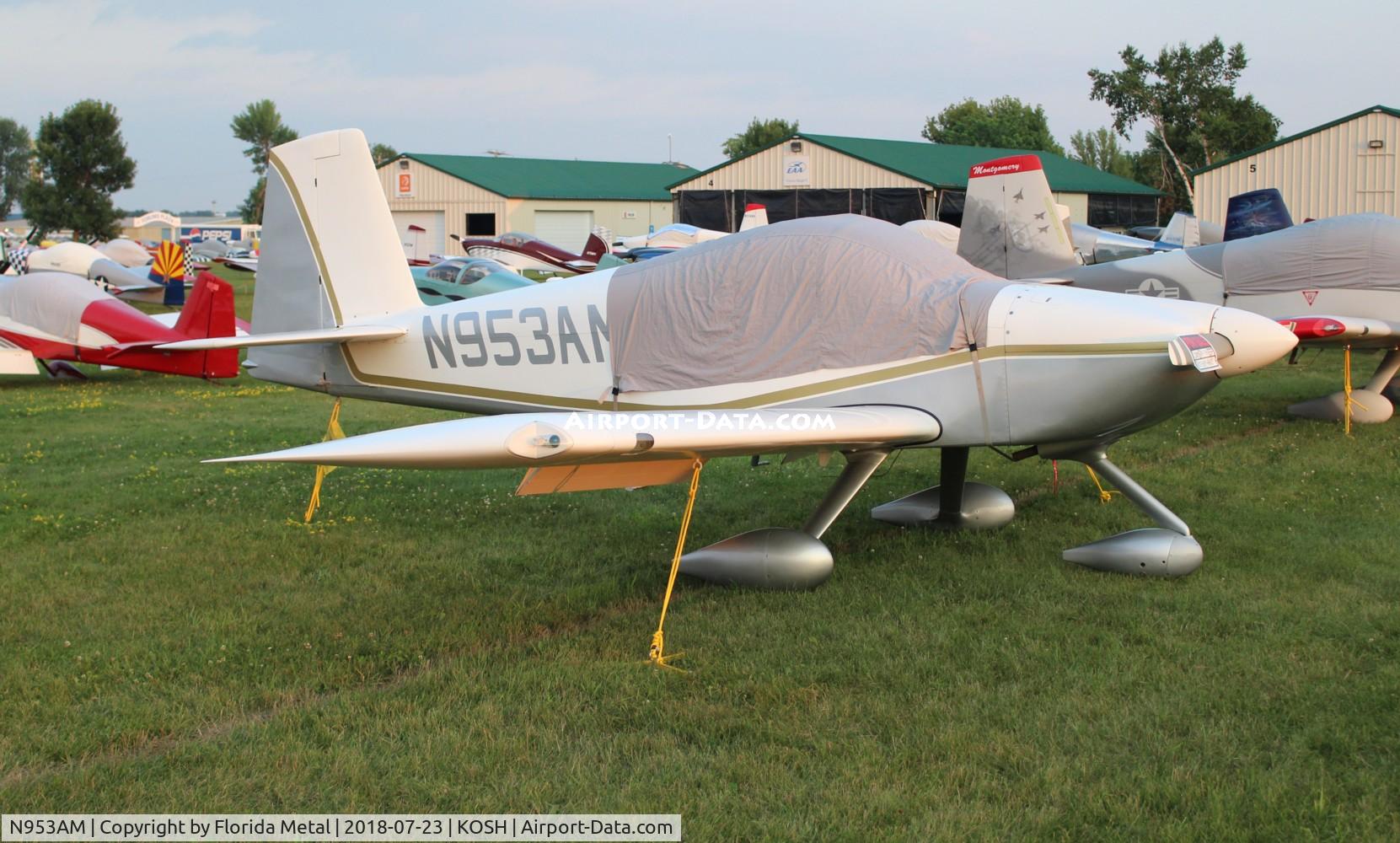 N953AM, 2005 Vans RV-7A C/N 70197, RV-7A