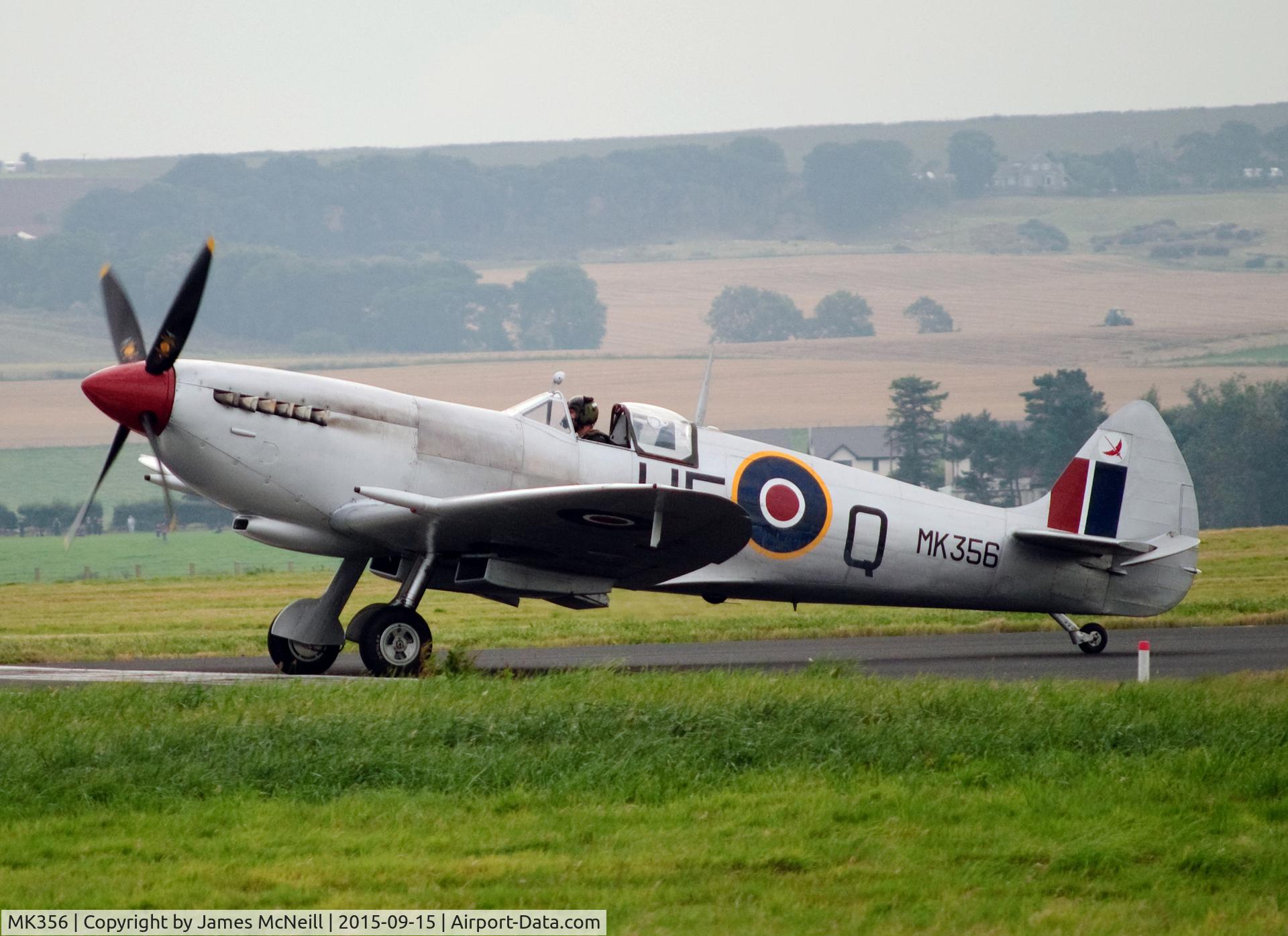MK356, 1944 Supermarine 361 Spitfire LF.IXc C/N CBAF.IX.1561, I took this pic at RAF Leuchars a few years ago.