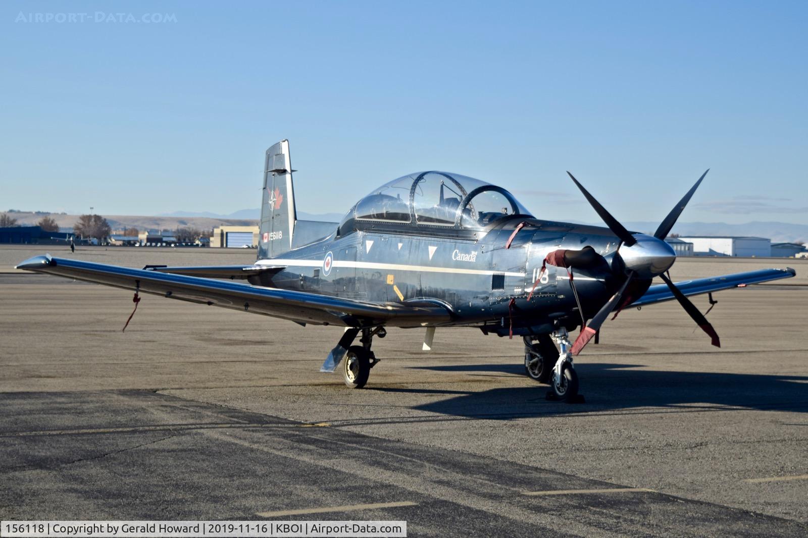 156118, Raytheon CT-156 Harvard II C/N PF-18, Parked on the north GA ramp.