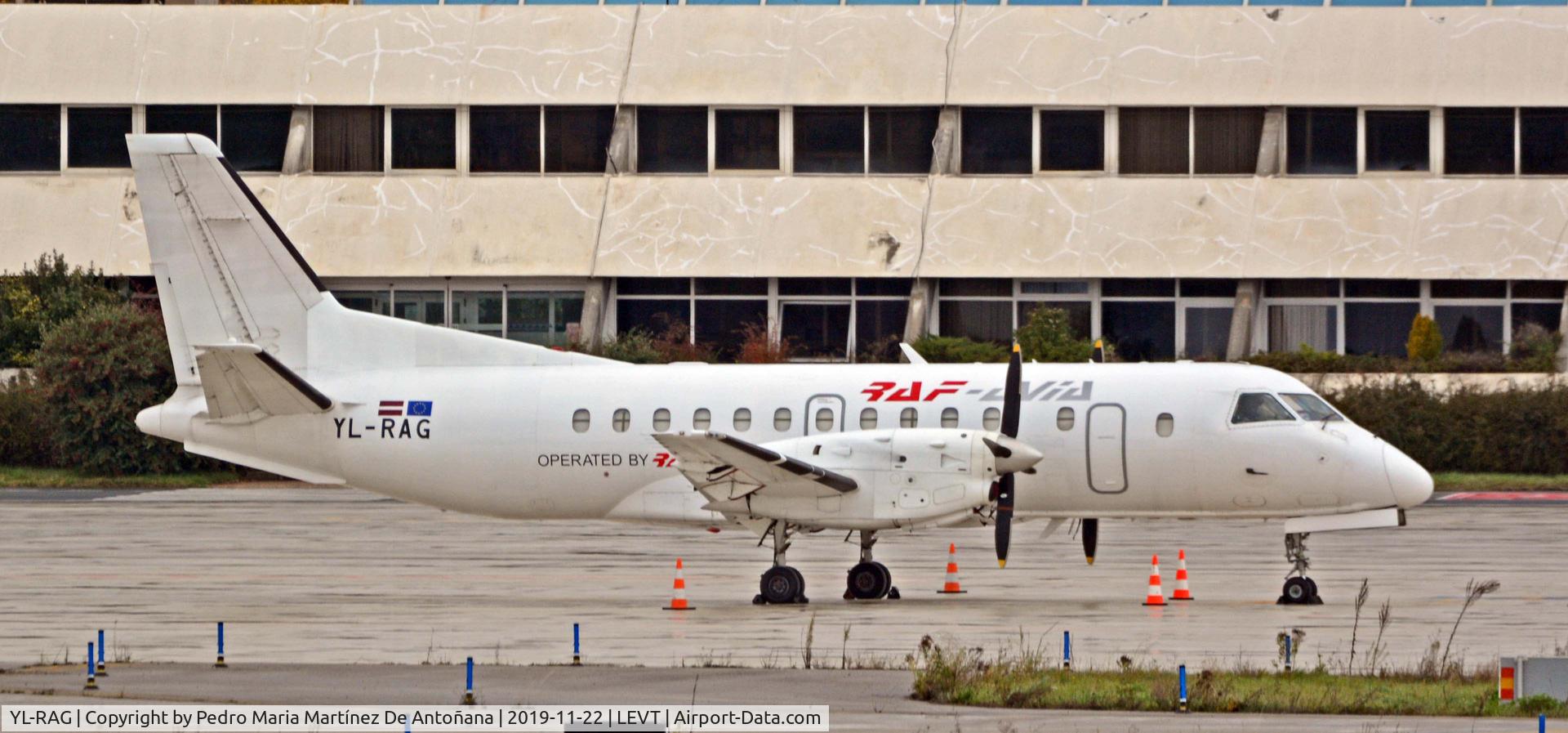 YL-RAG, 1986 Saab SF340A(F) C/N 340A-052, Aeropuerto de Foronda - Vitoria-Gasteiz - Euskadi - España
