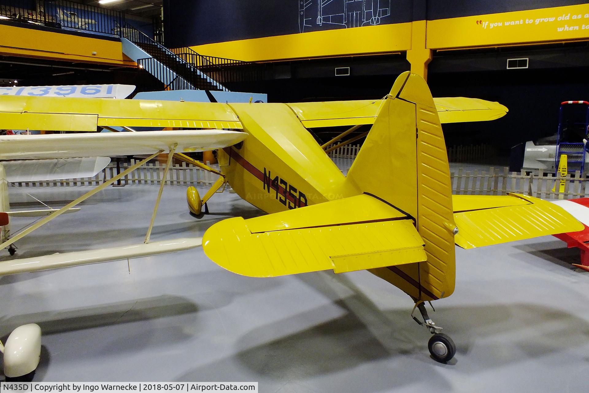 N435D, 1946 Stinson 108-2 Voyager C/N 108-3435, Stinson 108-2 Voyager at the Science Museum Oklahoma, Oklahoma City OK