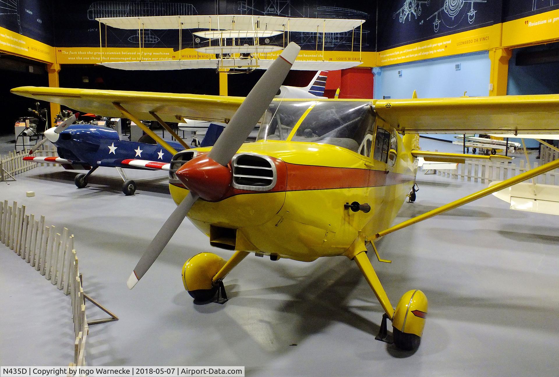 N435D, 1946 Stinson 108-2 Voyager C/N 108-3435, Stinson 108-2 Voyager at the Science Museum Oklahoma, Oklahoma City OK