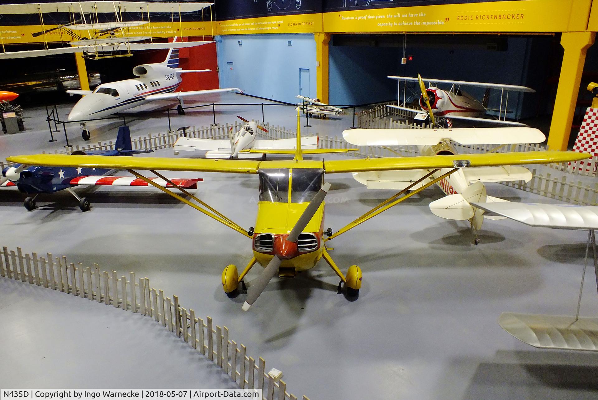 N435D, 1946 Stinson 108-2 Voyager C/N 108-3435, Stinson 108-2 Voyager at the Science Museum Oklahoma, Oklahoma City OK