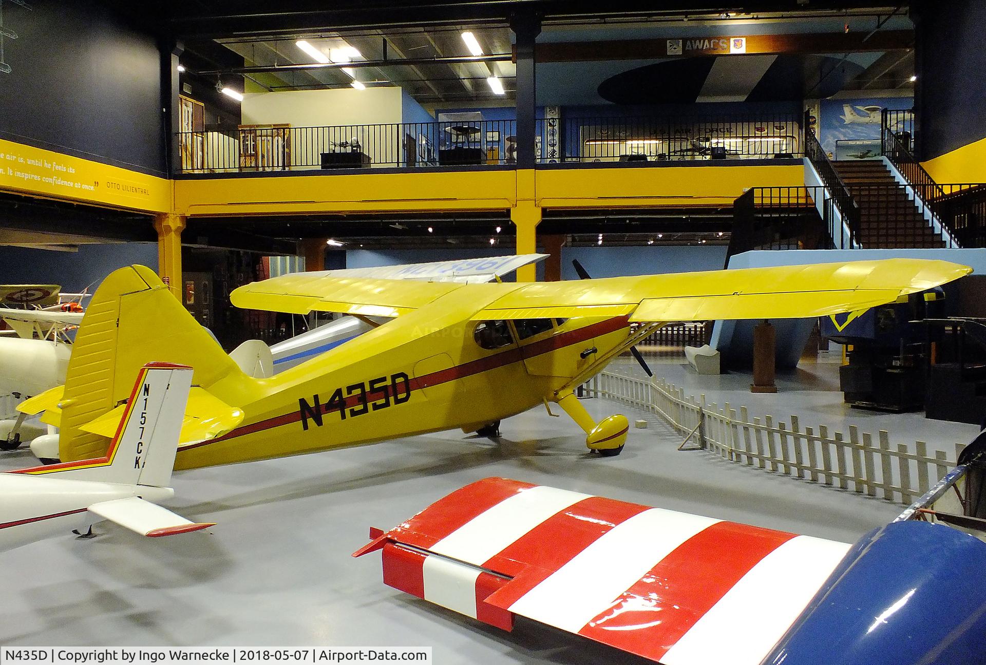 N435D, 1946 Stinson 108-2 Voyager C/N 108-3435, Stinson 108-2 Voyager at the Science Museum Oklahoma, Oklahoma City OK
