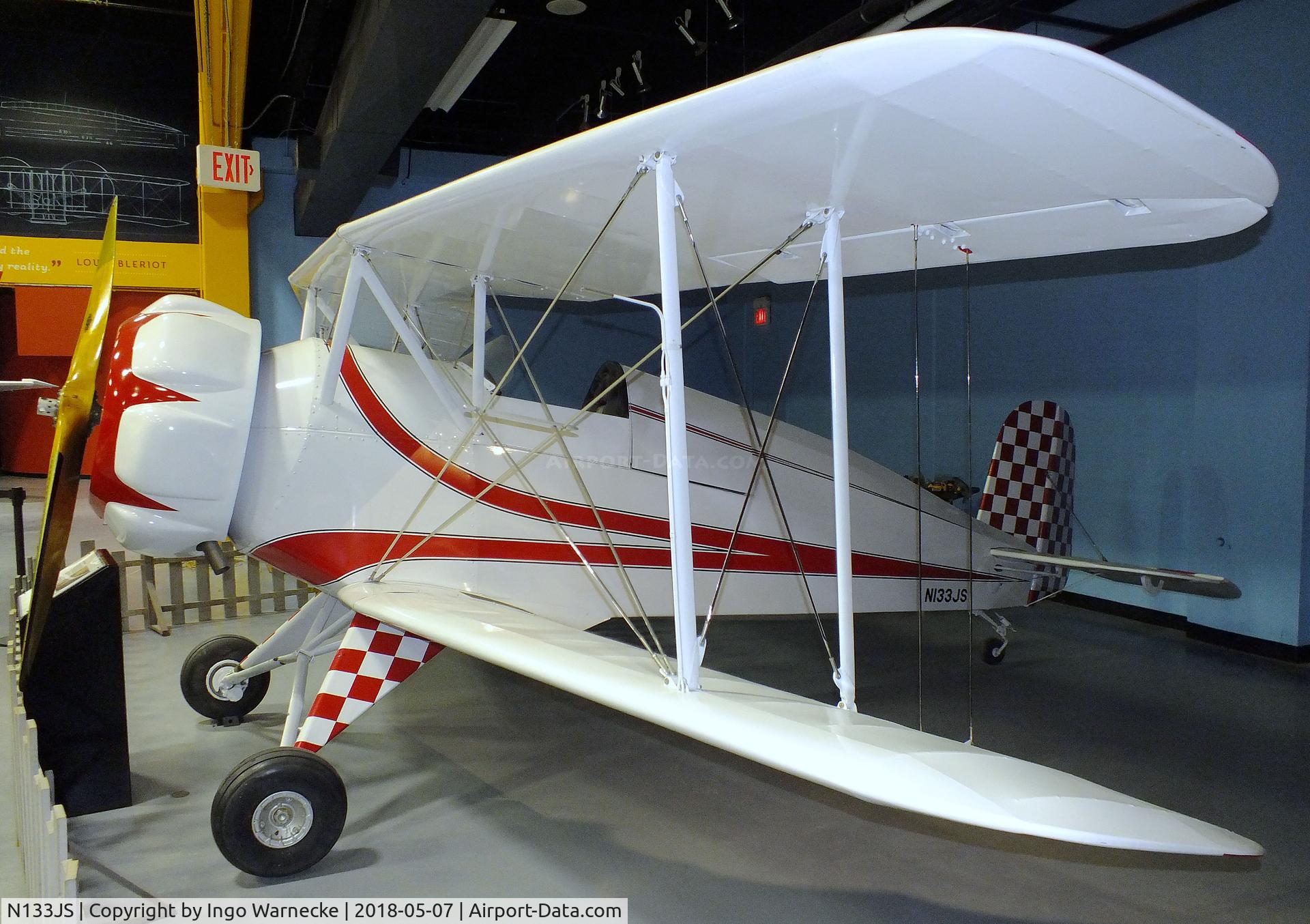 N133JS, 1970 Bucker Bu-133 Jungmeister Replica C/N 12, Bücker Bü 133 Jungmeister replica at the Science Museum Oklahoma, Oklahoma City OK