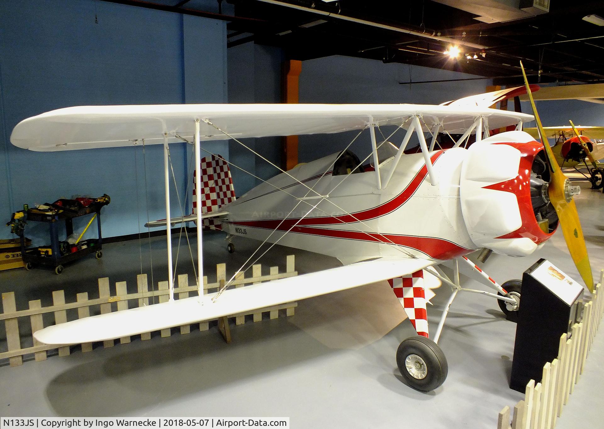 N133JS, 1970 Bucker Bu-133 Jungmeister Replica C/N 12, Bücker Bü 133 Jungmeister replica at the Science Museum Oklahoma, Oklahoma City OK