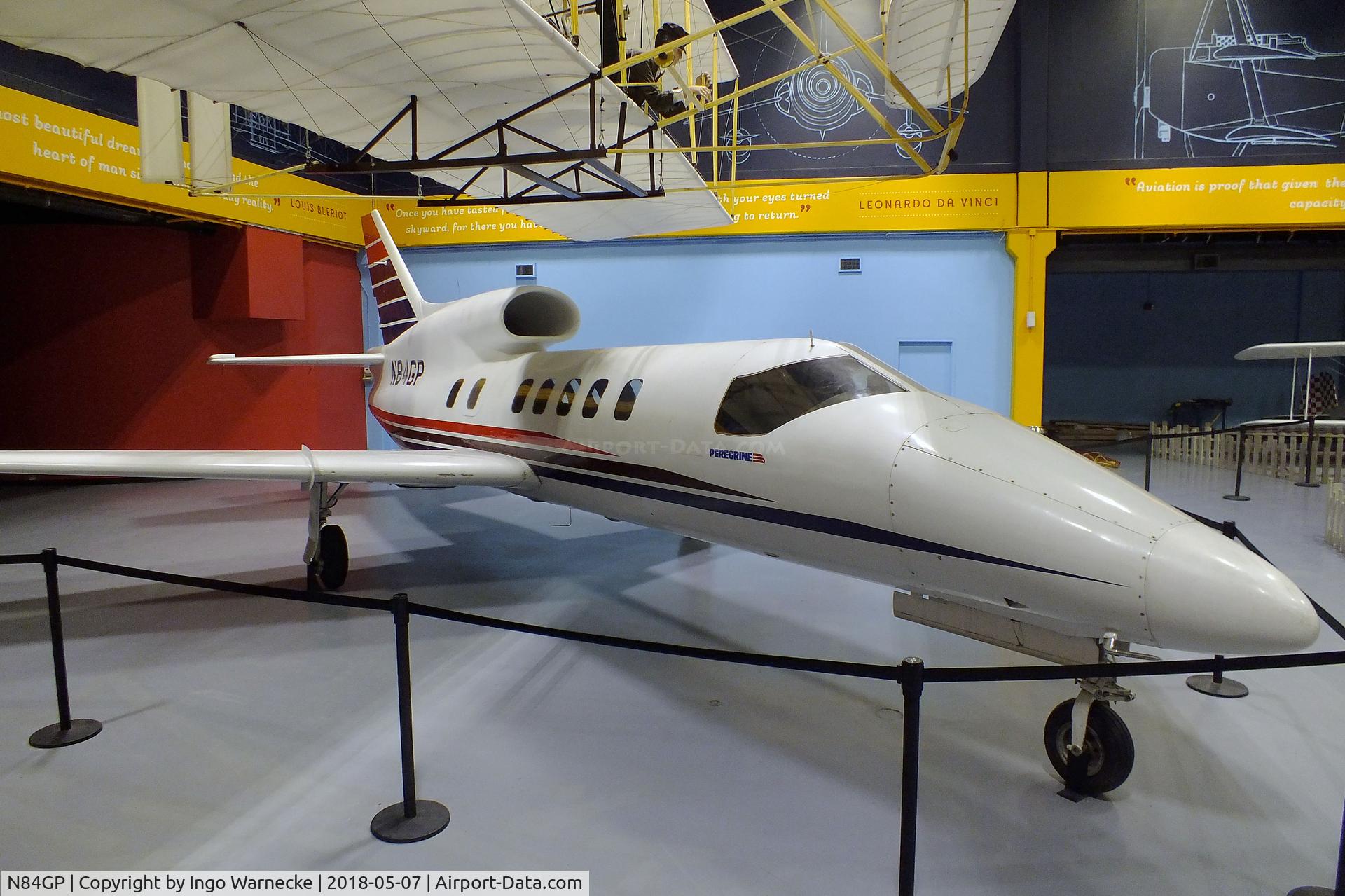 N84GP, 1983 Gulfstream Aerospace Peregrine 550 C/N 551, Gulfstream Aerospace Peregrine 550 at the Science Museum Oklahoma, Oklahoma City OK