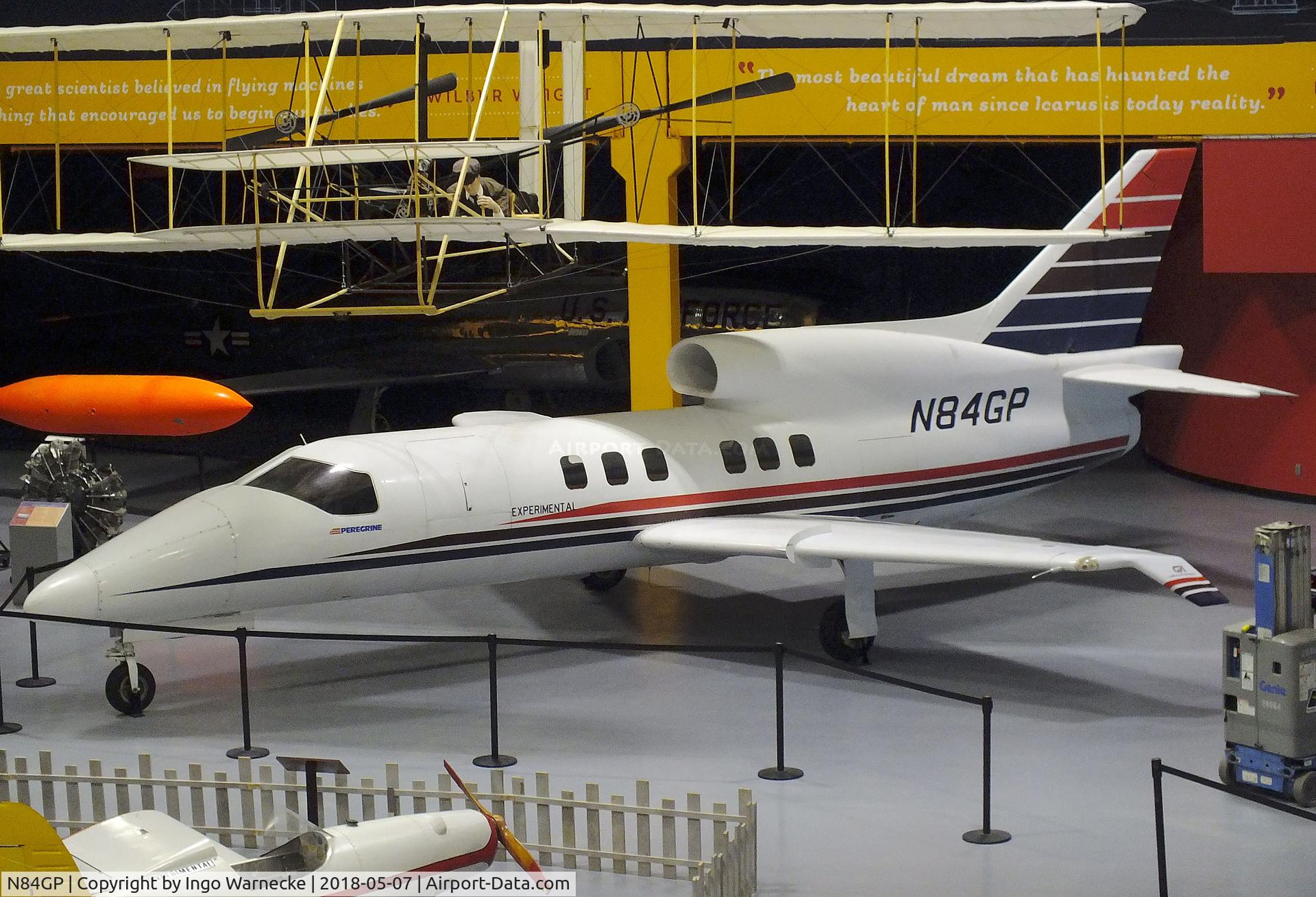 N84GP, 1983 Gulfstream Aerospace Peregrine 550 C/N 551, Gulfstream Aerospace Peregrine 550 at the Science Museum Oklahoma, Oklahoma City OK