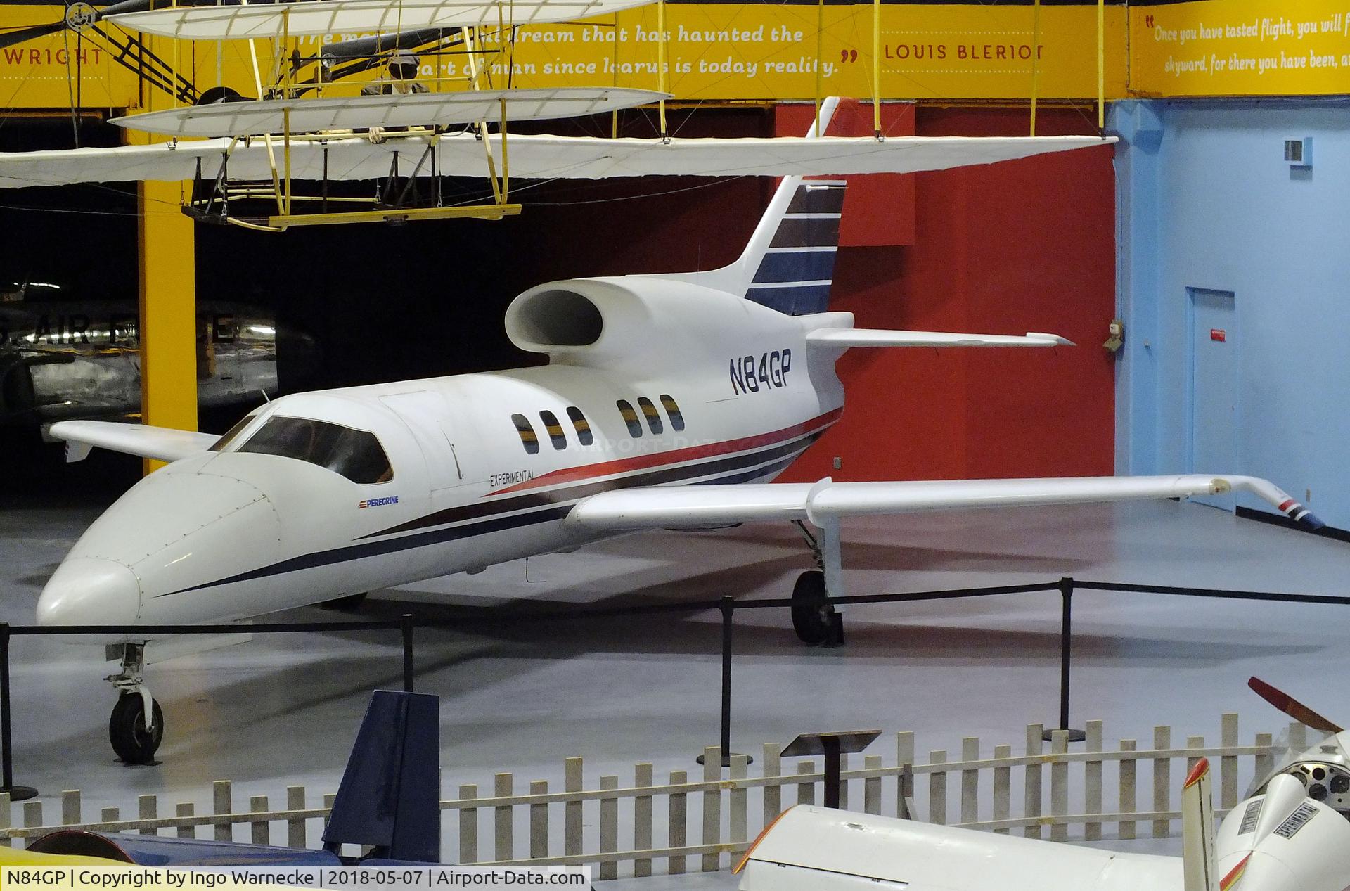 N84GP, 1983 Gulfstream Aerospace Peregrine 550 C/N 551, Gulfstream Aerospace Peregrine 550 at the Science Museum Oklahoma, Oklahoma City OK