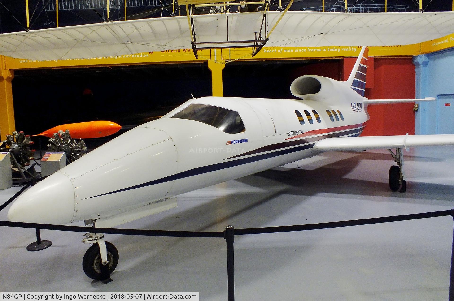 N84GP, 1983 Gulfstream Aerospace Peregrine 550 C/N 551, Gulfstream Aerospace Peregrine 550 at the Science Museum Oklahoma, Oklahoma City OK