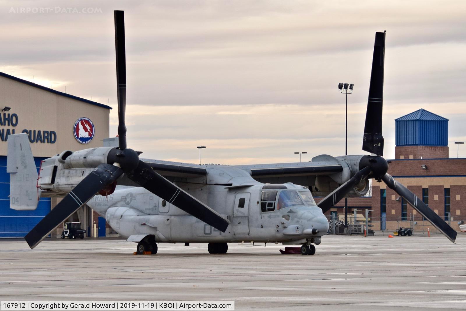 167912, Bell-Boeing MV-22B Osprey C/N D0123, Now assigned to VMM-362 