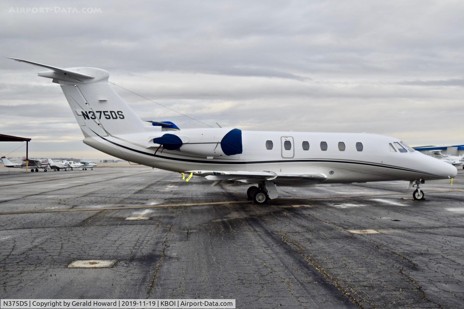 N375DS, 2013 Cessna 525A CitationJet CJ2 C/N 525A-0506, Parked on north GA ramp.