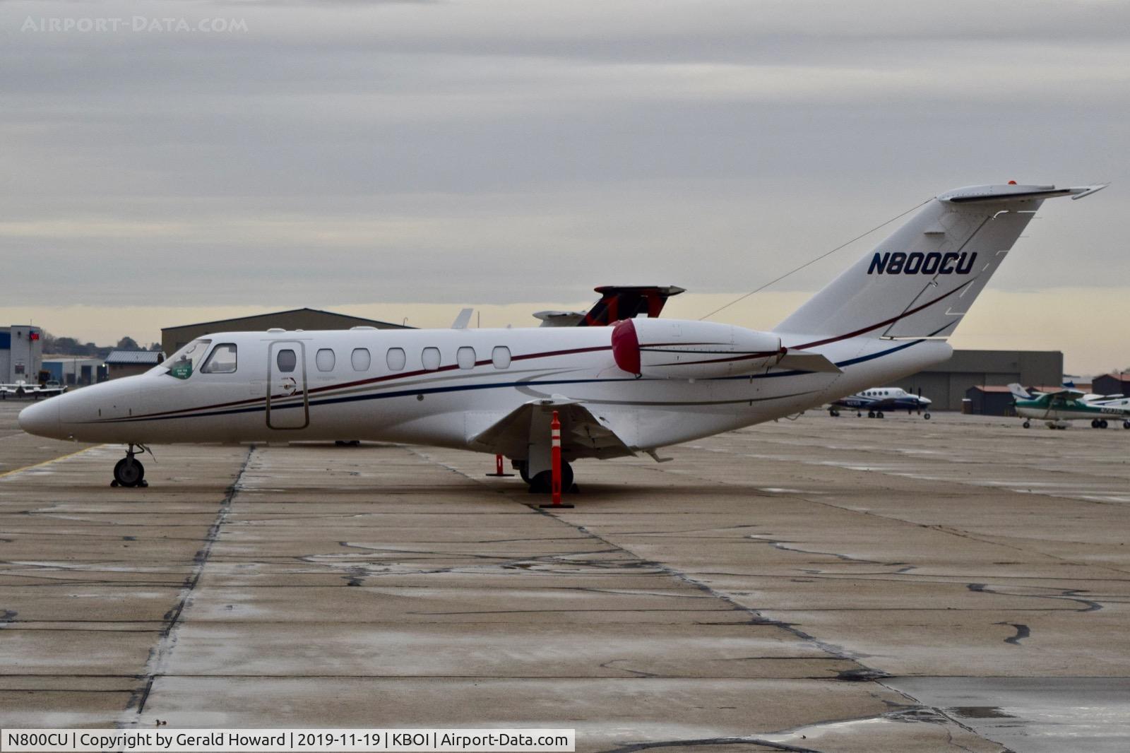 N800CU, 2008 Cessna 525B  Citation CJ3+ C/N 525B0246, Parked on south GA ramp.