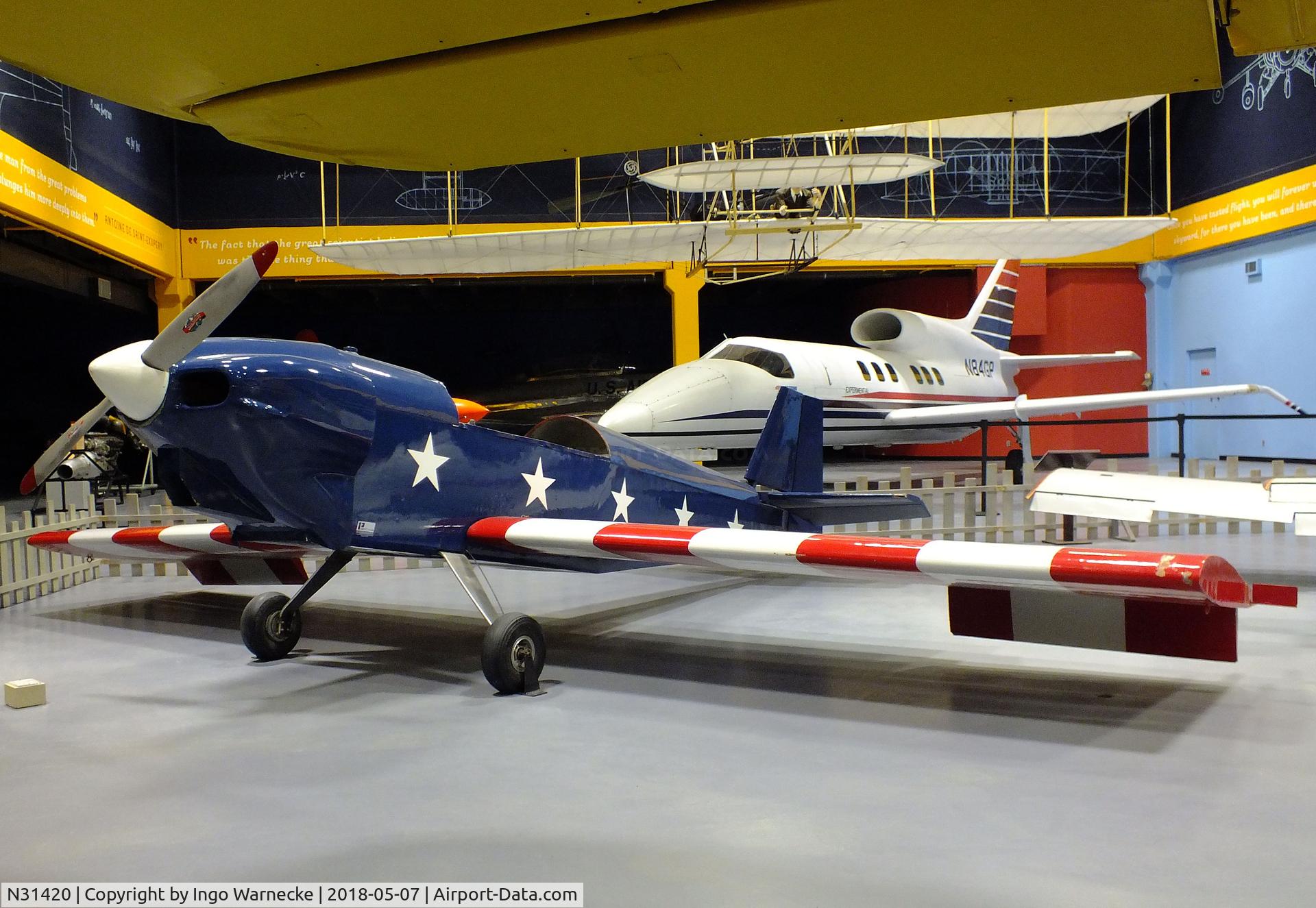 N31420, 1983 Sawyer & Pierce JP 51 C/N 1, Pierce Sawyer JP 51 at the Science Museum Oklahoma, Oklahoma City OK
