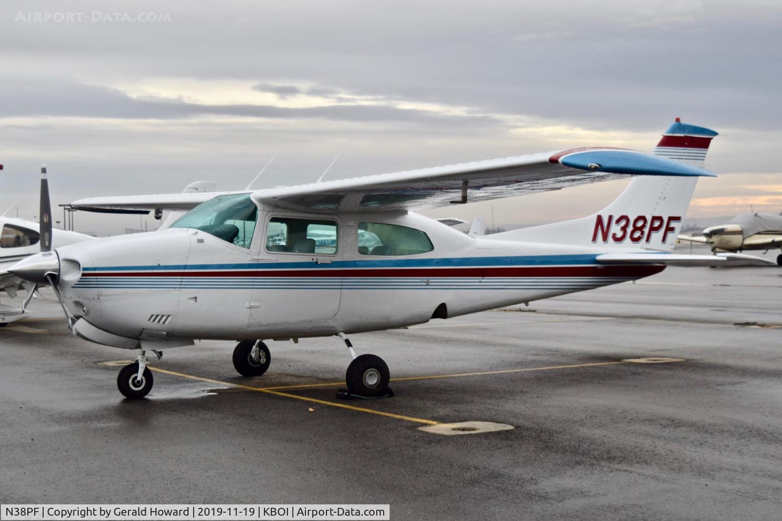 N38PF, 1980 Cessna T210N Turbo Centurion C/N 21063979, Parked on north GA ramp.