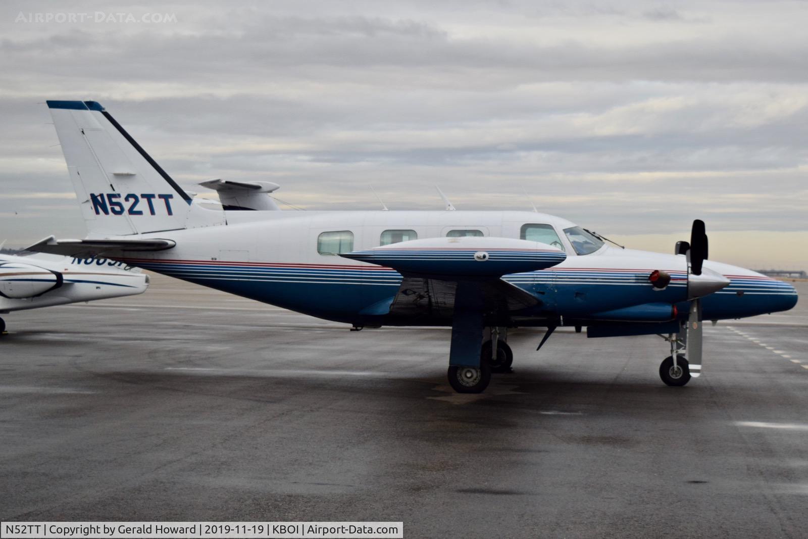 N52TT, 1979 Piper PA-31T C/N 31T-7920057, Parked on north GA ramp.