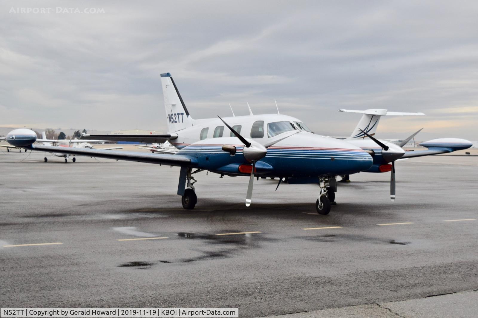 N52TT, 1979 Piper PA-31T C/N 31T-7920057, Parked on north GA ramp.
