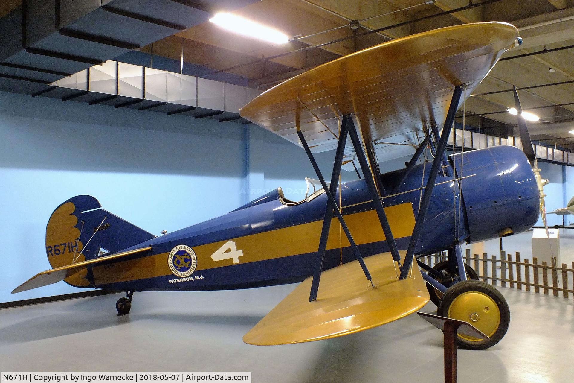 N671H, 1929 Travel Air D-4000 C/N 1266, Travel Air D-4000 at the Science Museum Oklahoma, Oklahoma City OK