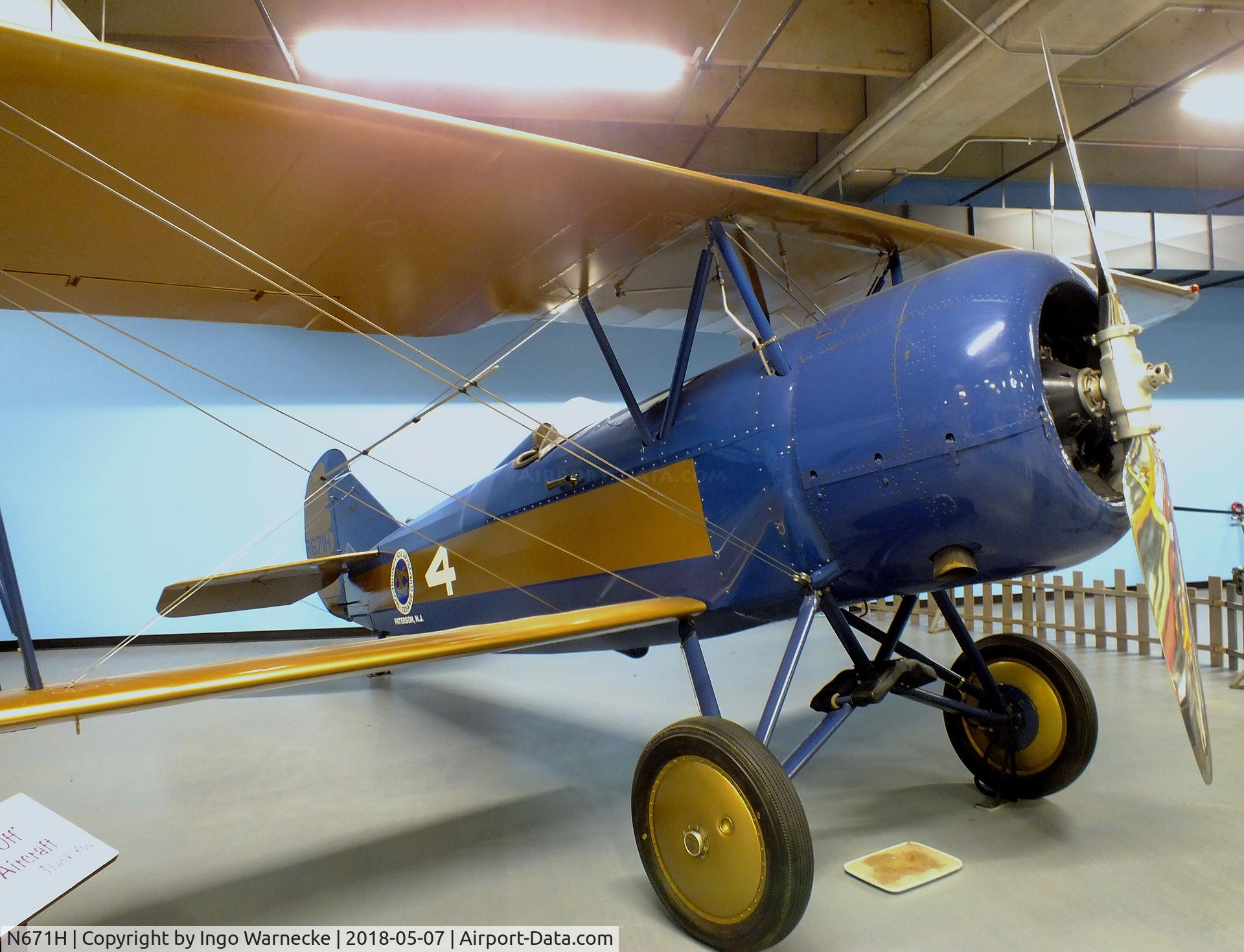 N671H, 1929 Travel Air D-4000 C/N 1266, Travel Air D-4000 at the Science Museum Oklahoma, Oklahoma City OK