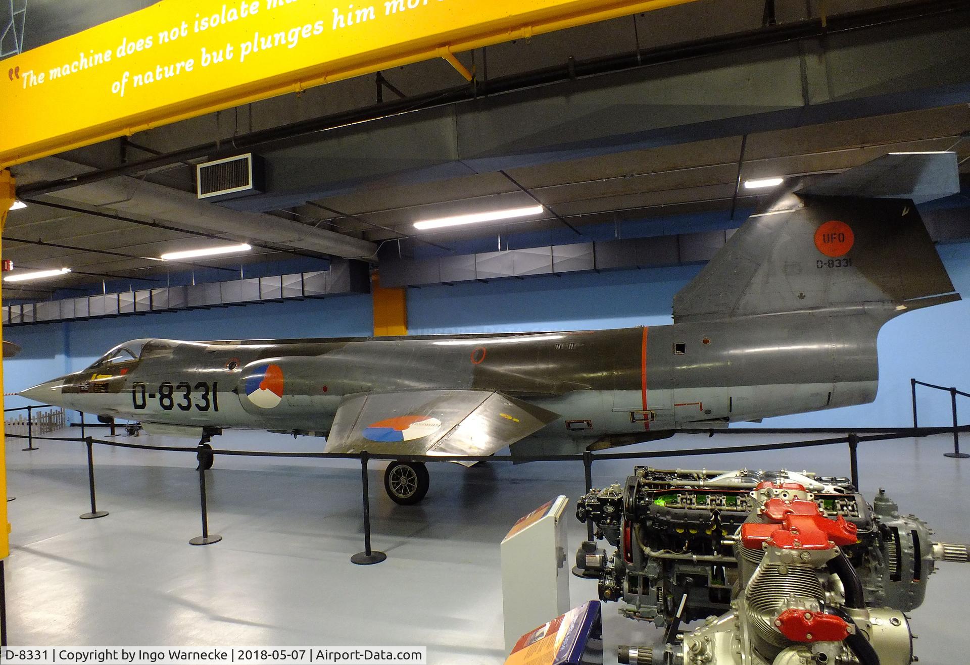 D-8331, Lockheed F-104G Starfighter C/N 683-8331, Lockheed F-104G Starfighter at the Science Museum Oklahoma, Oklahoma City OK