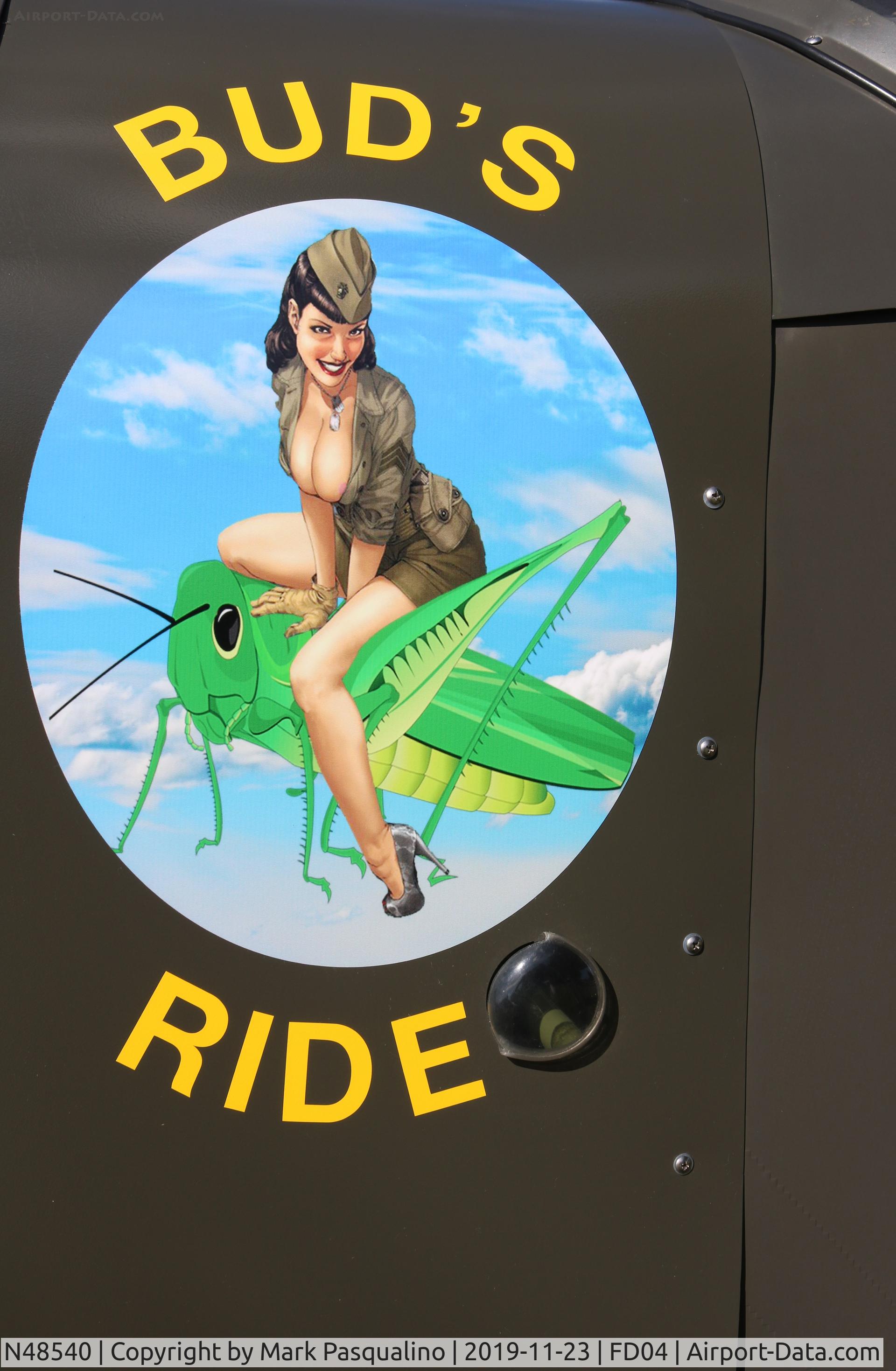 N48540, 1943 Aeronca 0-58B Grasshopper C/N 058B-4762, Aeronca O-58B