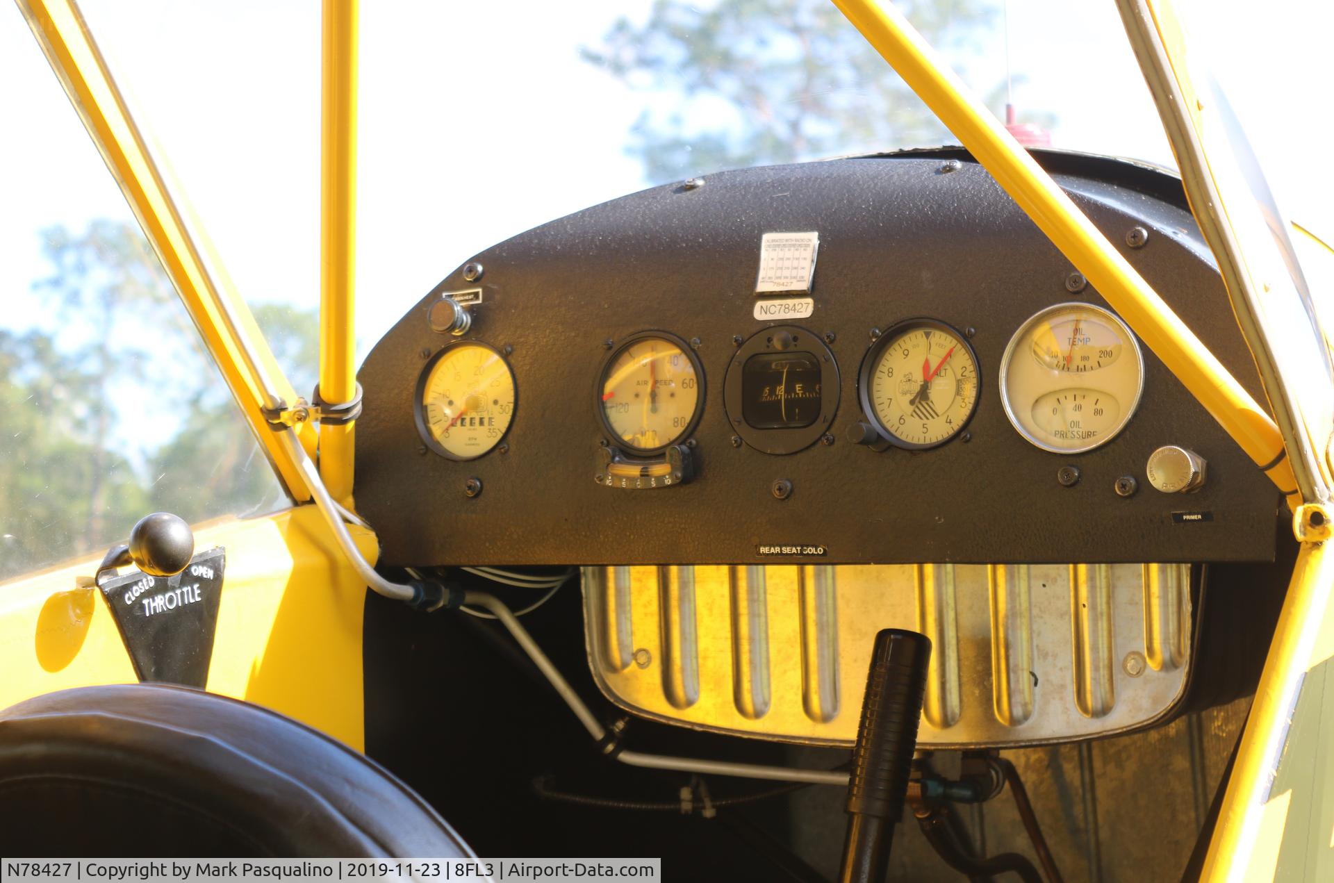 N78427, 1947 Piper J3C-65 Cub C/N 23168, Piper J3C-65