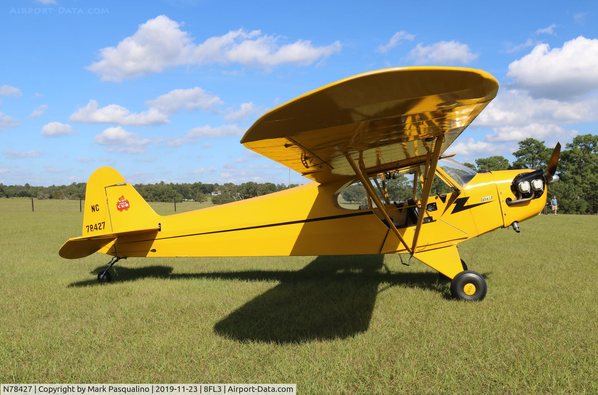 N78427, 1947 Piper J3C-65 Cub C/N 23168, Piper J3C-65