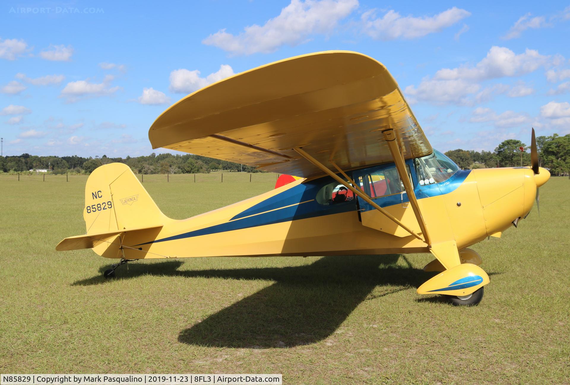 N85829, 1946 Aeronca 11AC Chief C/N 11AC-239, Aeronca 11AC