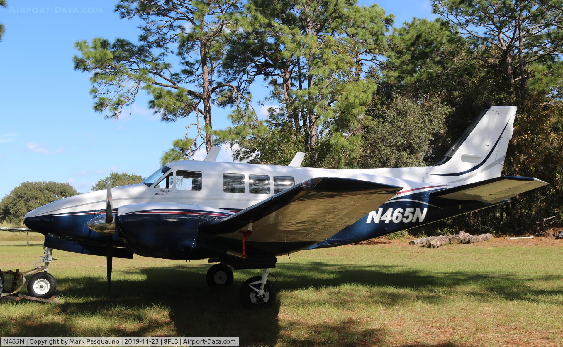 N465N, 1967 Beech A65 Queen Air C/N LC-255, Beech A65