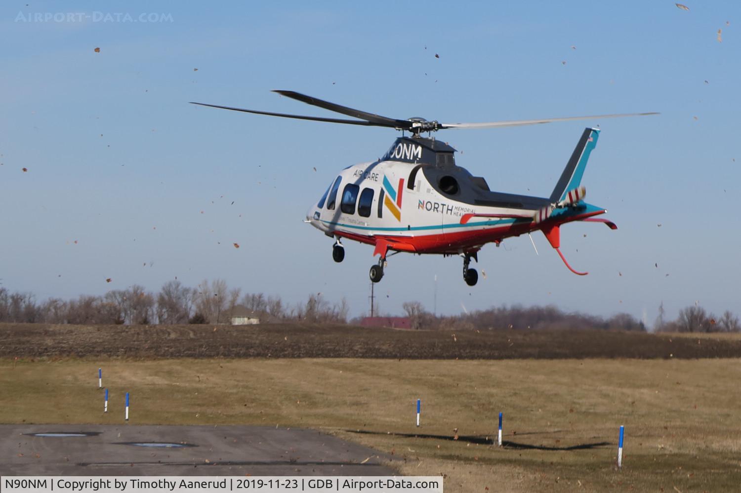 N90NM, 2007 Agusta A109S Grand C/N 22044, 2007 Augusta SPA A109S c/n: 22044, kicking up some dust