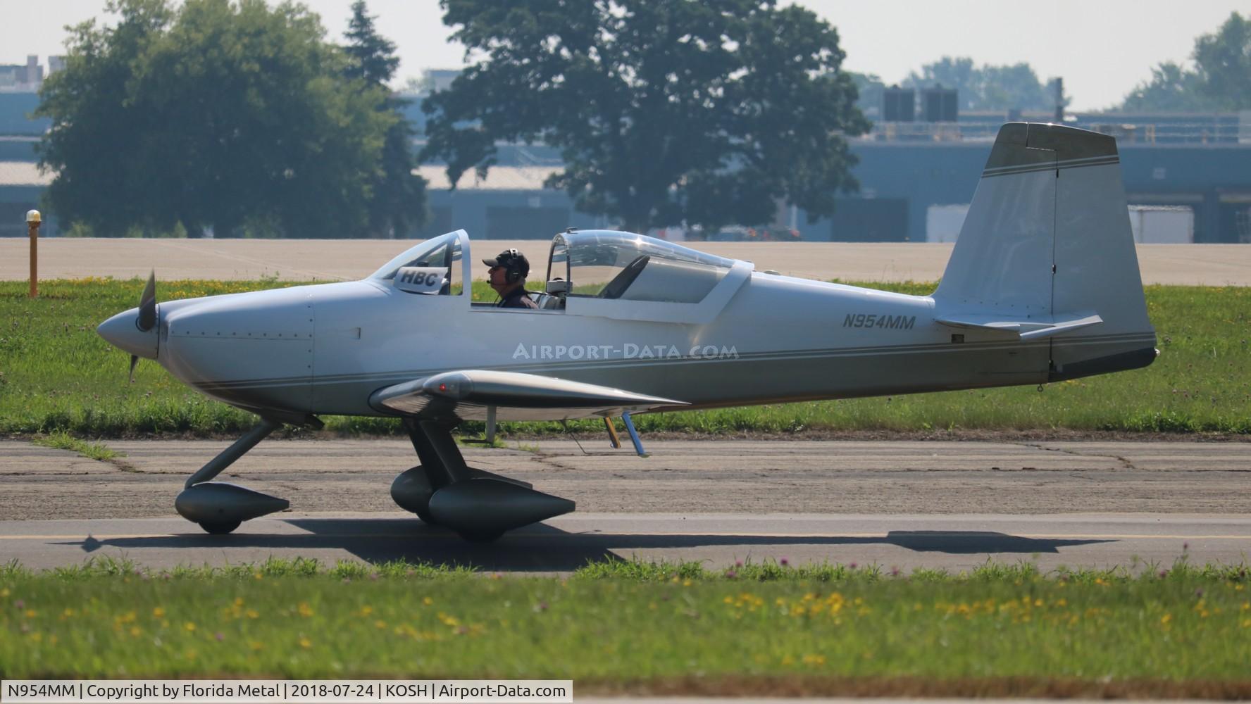 N954MM, 2012 Vans RV-7A C/N 73296, Vans RV-7A