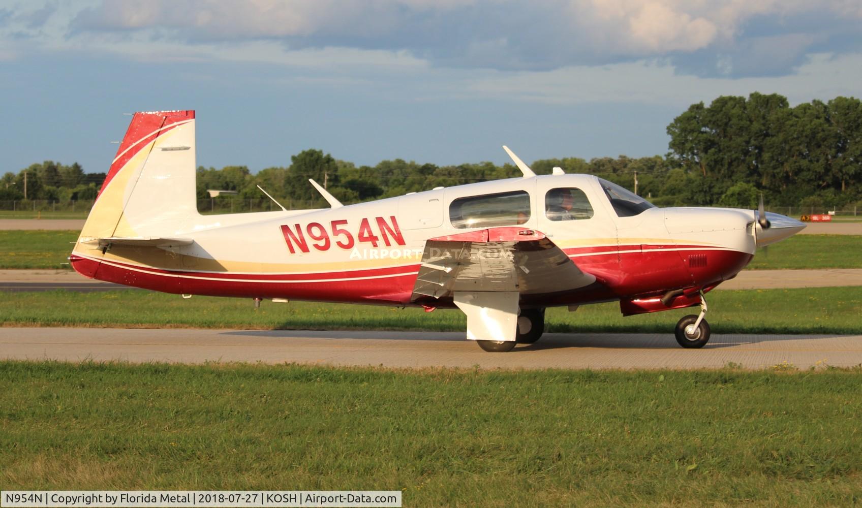 N954N, 1968 Mooney M20F Executive C/N 680131, Mooney M20F