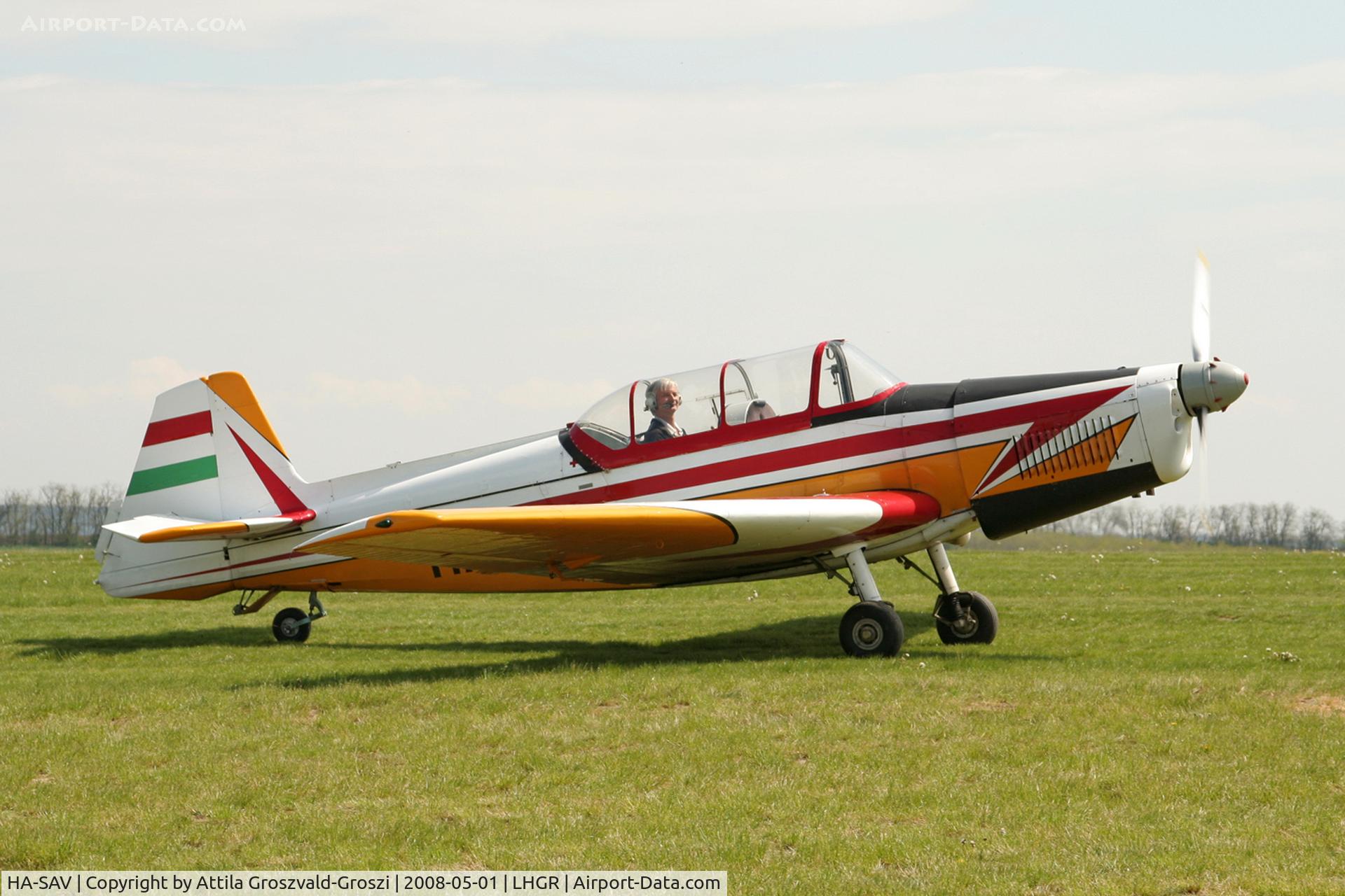HA-SAV, 1974 Zlin Z-526F Trener Master C/N 1293, LHGR - Gyuró Airport, Hungary