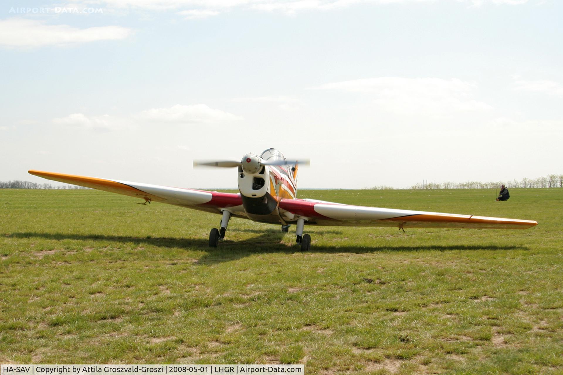 HA-SAV, 1974 Zlin Z-526F Trener Master C/N 1293, LHGR - Gyuró Airport, Hungary
