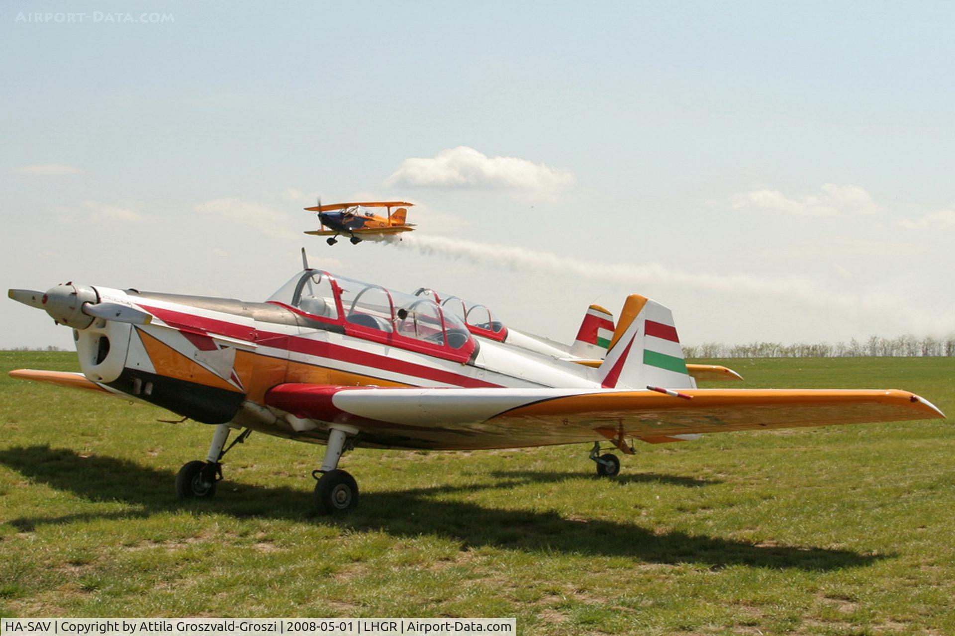 HA-SAV, 1974 Zlin Z-526F Trener Master C/N 1293, LHGR - Gyuró Airport, Hungary