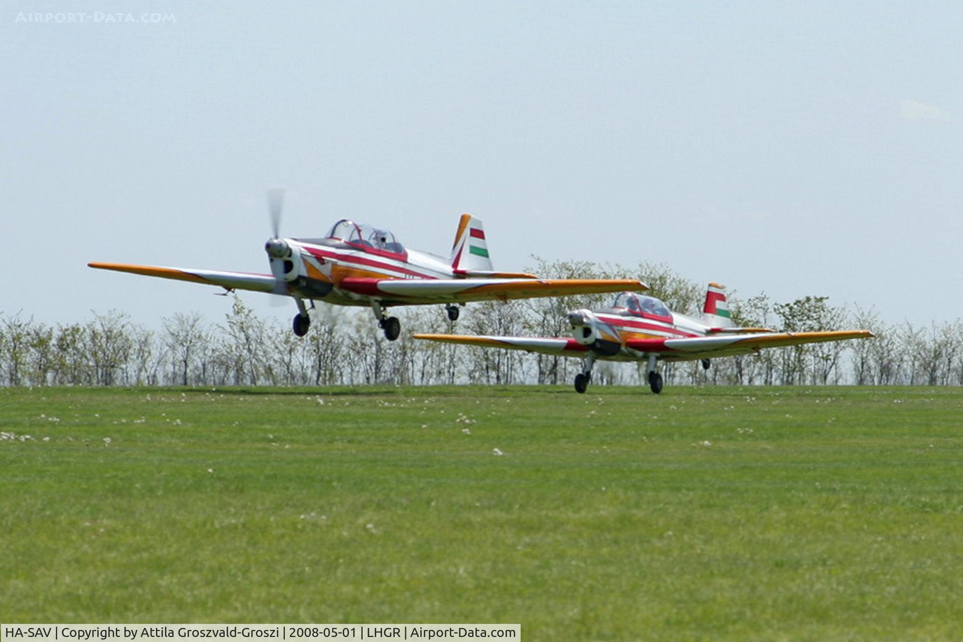HA-SAV, 1974 Zlin Z-526F Trener Master C/N 1293, LHGR - Gyuró Airport, Hungary