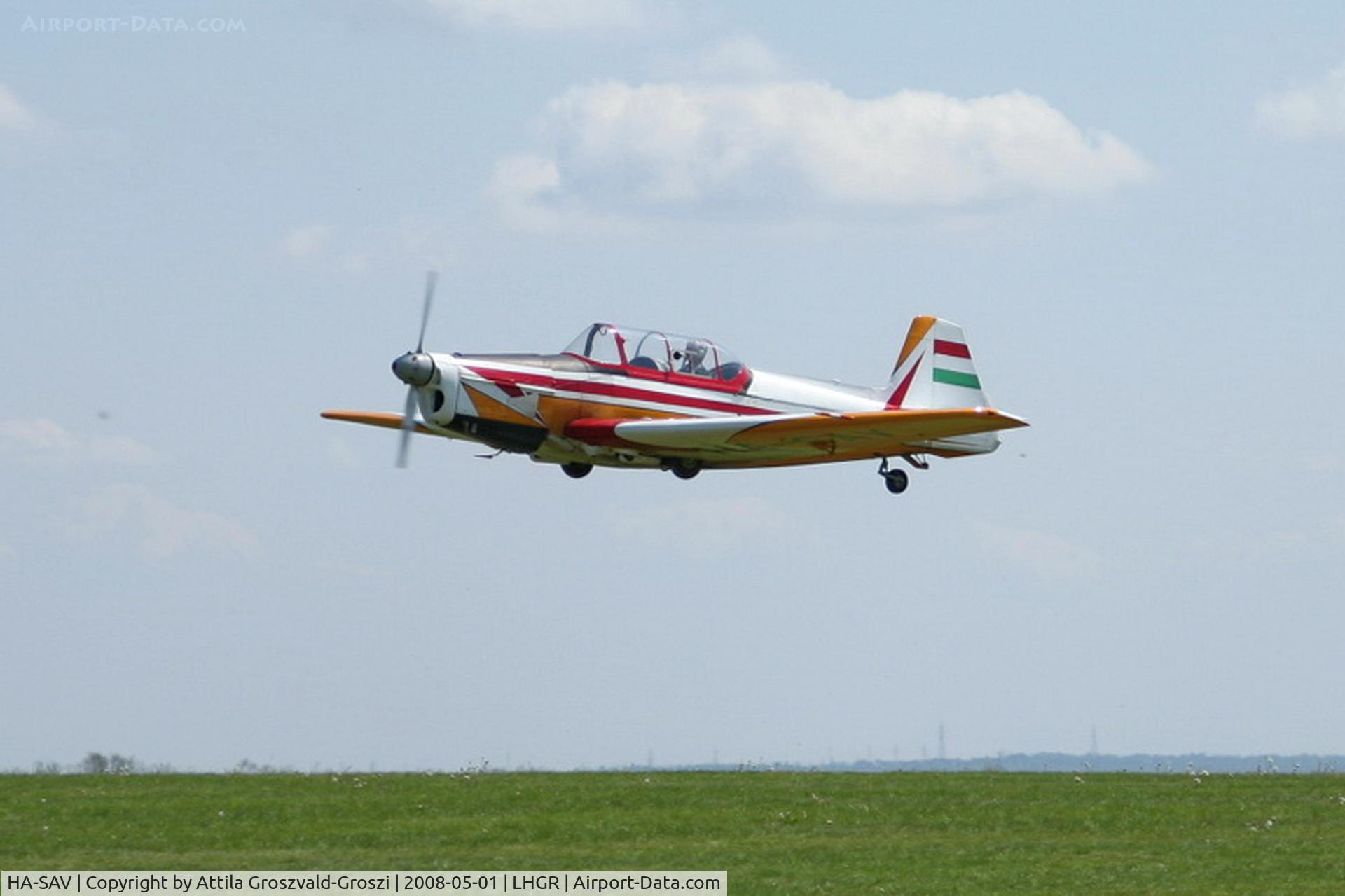HA-SAV, 1974 Zlin Z-526F Trener Master C/N 1293, LHGR - Gyuró Airport, Hungary