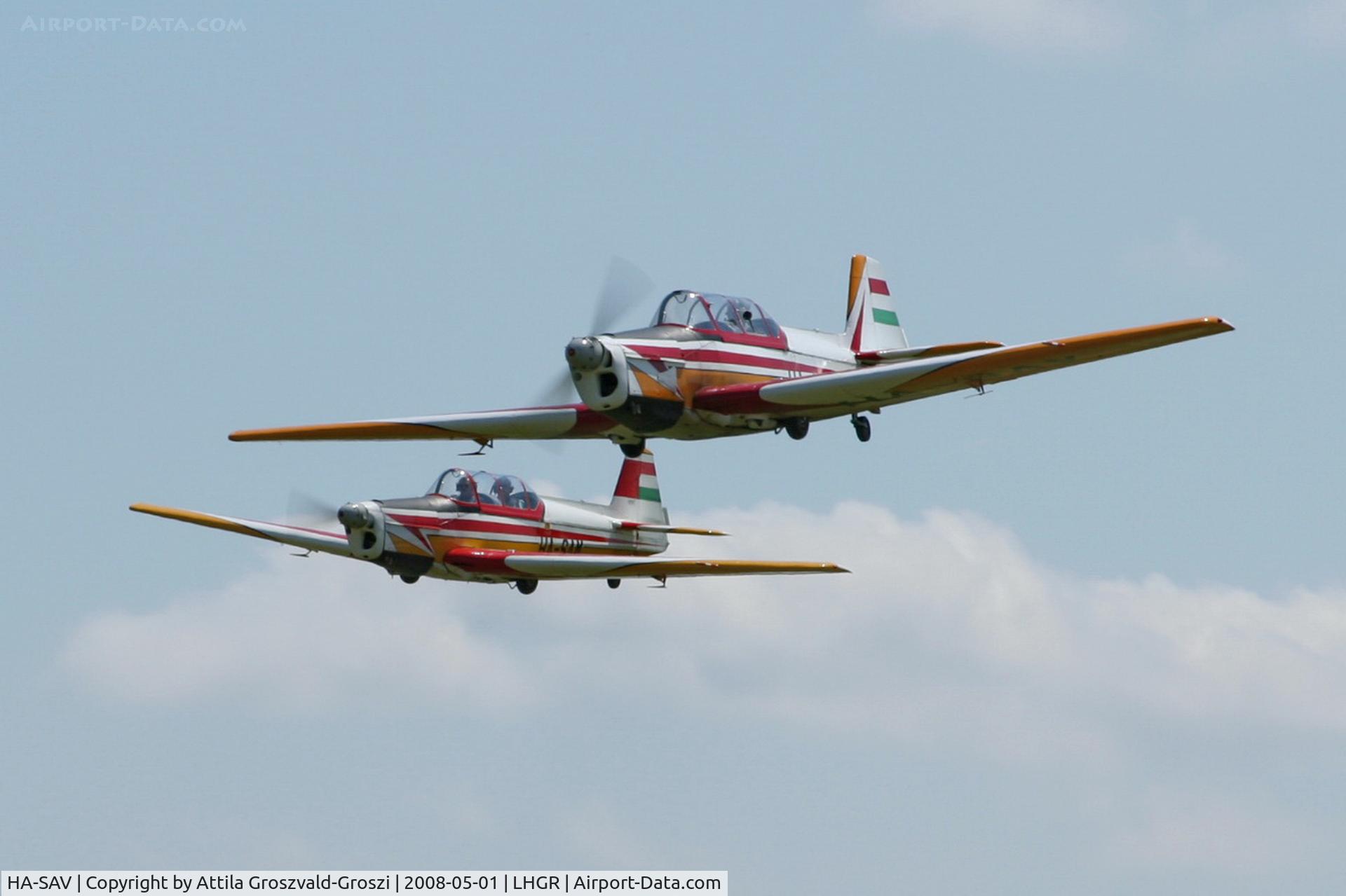 HA-SAV, 1974 Zlin Z-526F Trener Master C/N 1293, LHGR - Gyuró Airport, Hungary