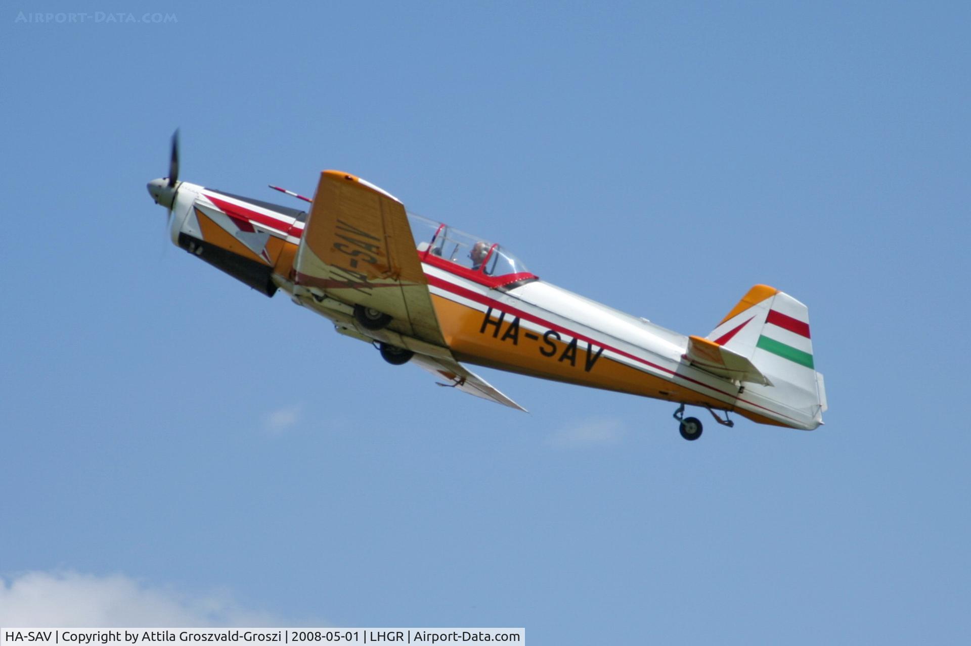 HA-SAV, 1974 Zlin Z-526F Trener Master C/N 1293, LHGR - Gyuró Airport, Hungary