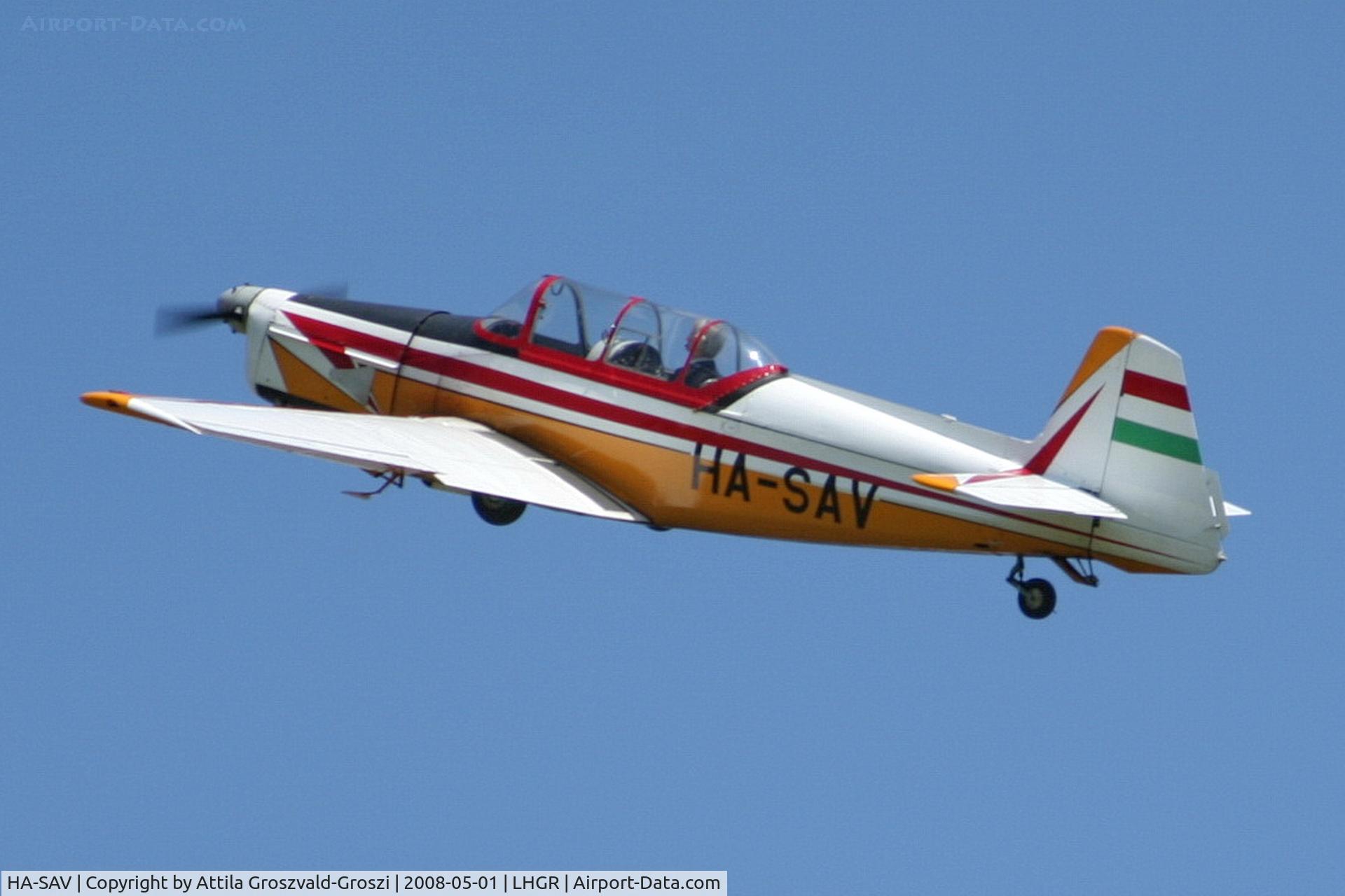 HA-SAV, 1974 Zlin Z-526F Trener Master C/N 1293, LHGR - Gyuró Airport, Hungary