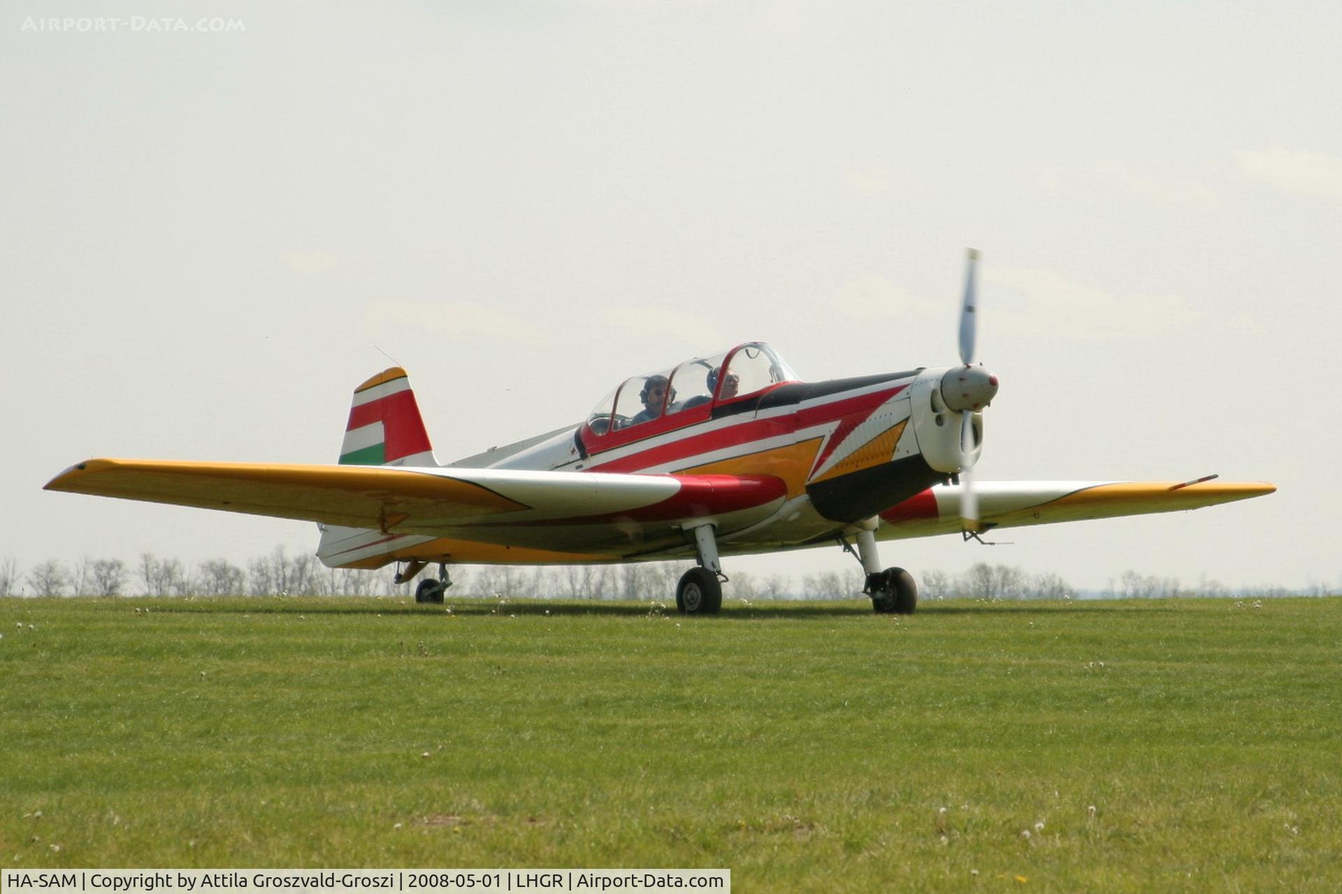 HA-SAM, 1970 Zlin Z-526F Trener C/N 1099, LHGR - Gyuró Airport, Hungary