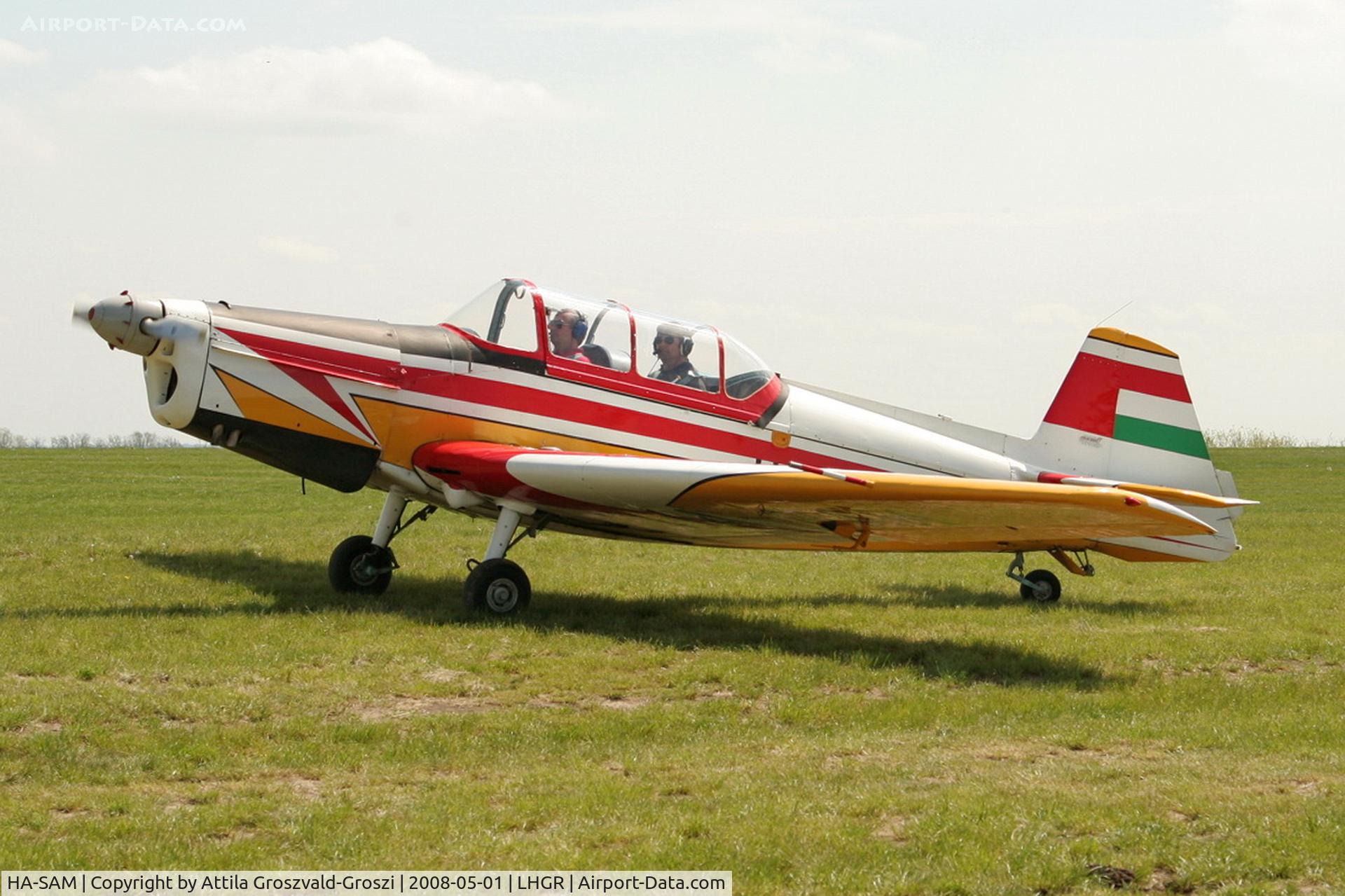 HA-SAM, 1970 Zlin Z-526F Trener C/N 1099, LHGR - Gyuró Airport, Hungary